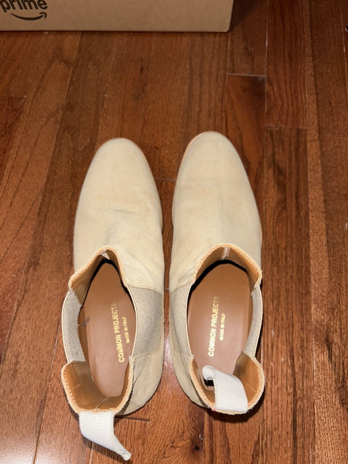 Common Projects Common Projects Chelsea Boots – Beige Suede Size US 10 / EU 43 - 4 Thumbnail