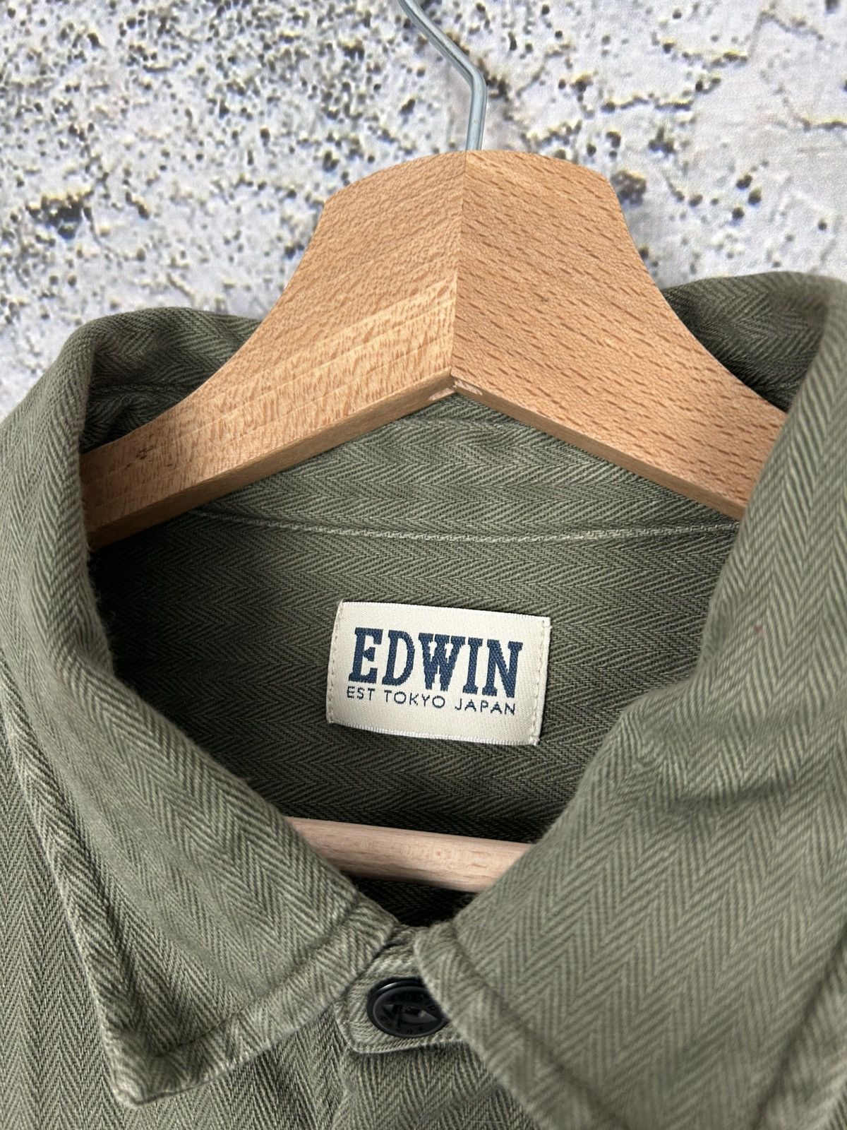 Edwin Edwin Tokyo Japanese Military Shirt Avant Garde Grunge Size US L / EU 52-54 / 3 - 6 Thumbnail