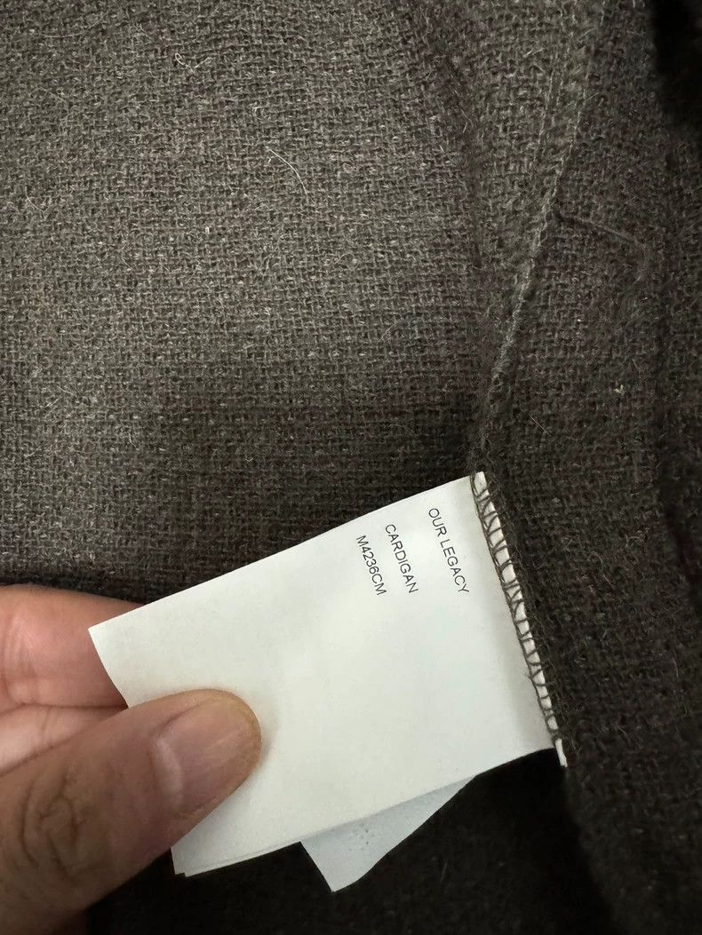 Our Legacy Our Legacy23FW Brown Seahorse Hair V-neck Sweater Size US M / EU 48-50 / 2 - 3 Thumbnail