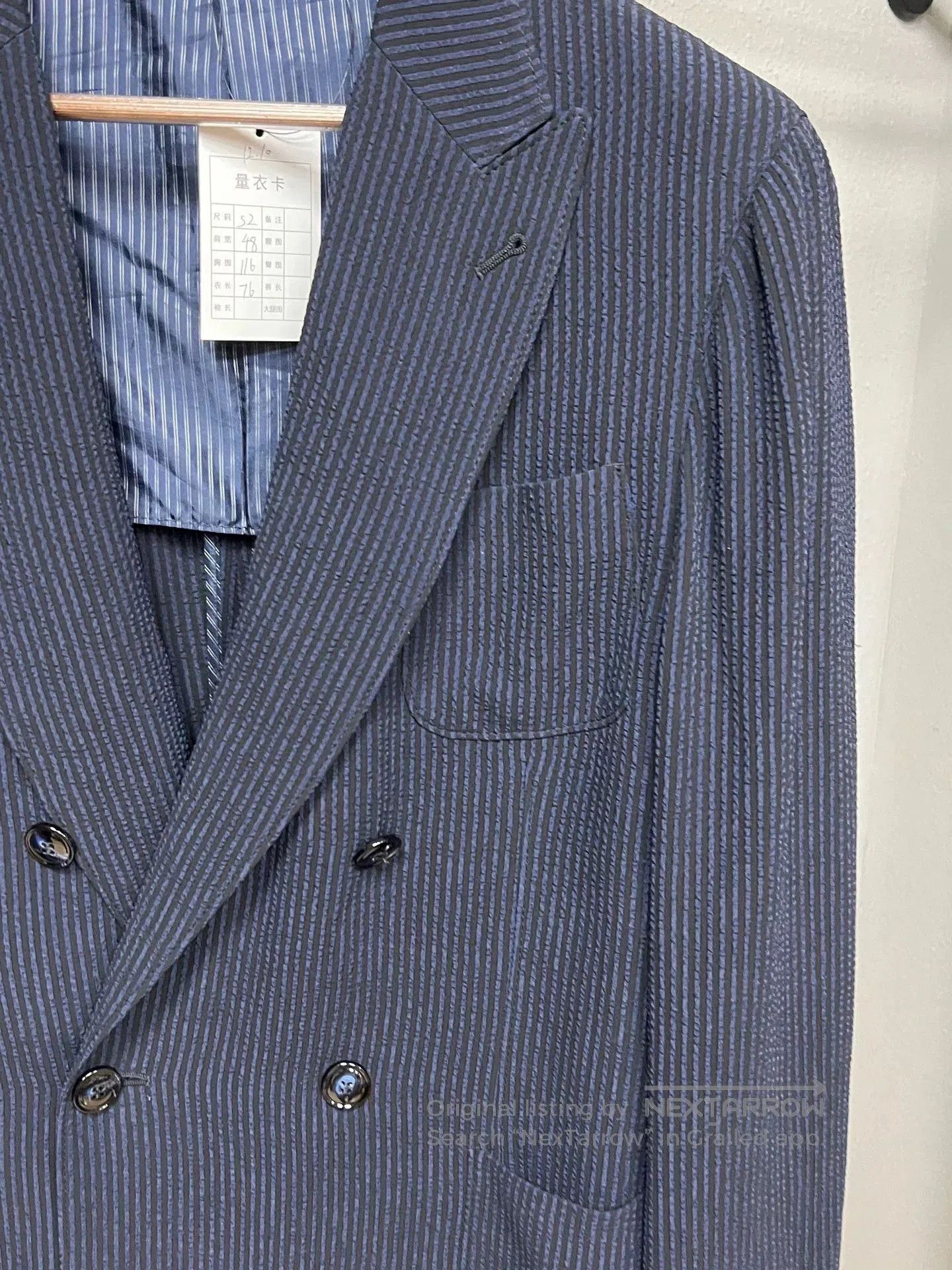 Giorgio Armani Giorgio Armani Blended Fabric Suit Jacket. Size US L / EU 52-54 / 3 - 3 Thumbnail