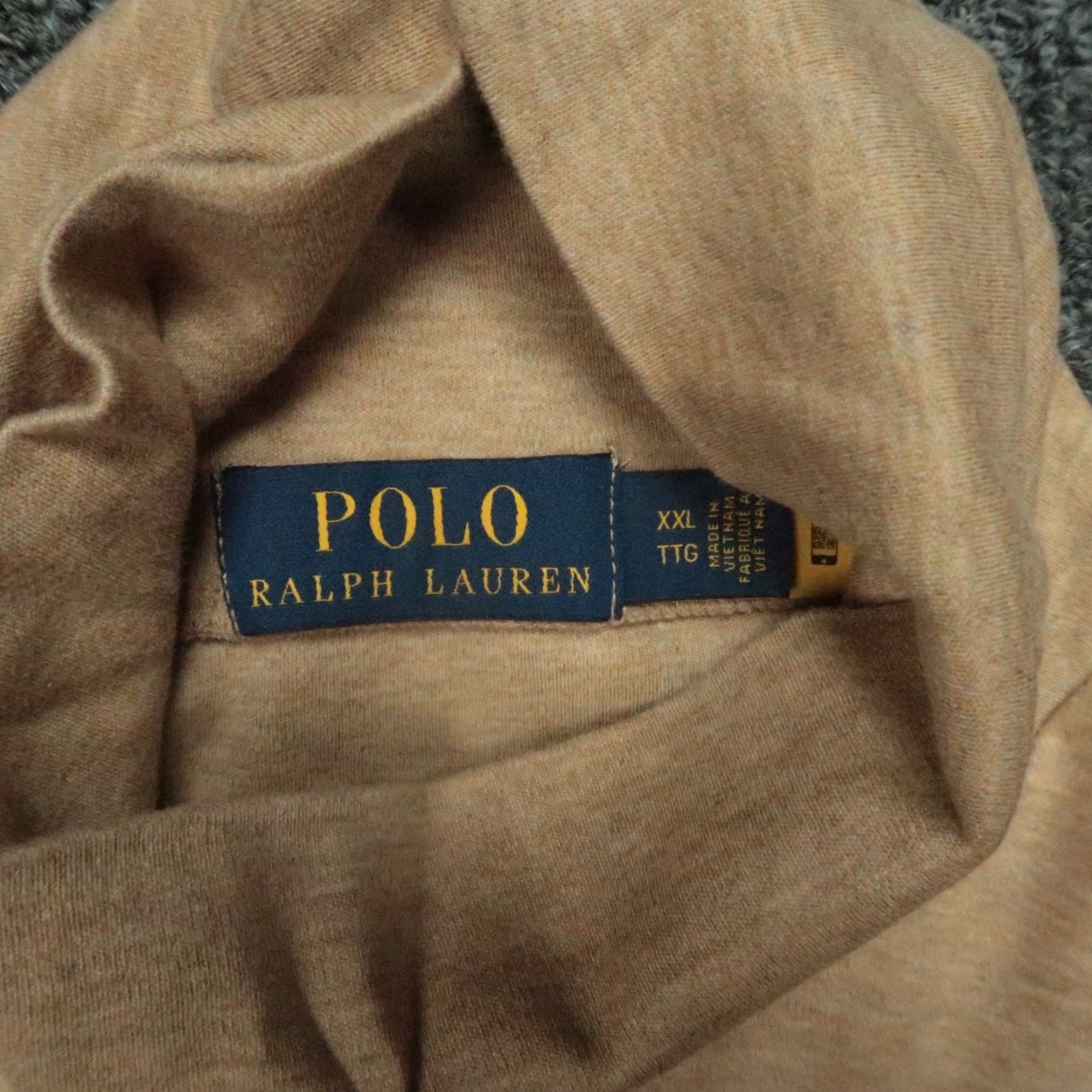 Polo Ralph Lauren Polo Ralph Lauren Sweater Mens 2XL Brown Turtleneck Pullover Jumper Long Sleeve Knit Cotton" Size US XXL / EU 58 / 5 - 3 Thumbnail