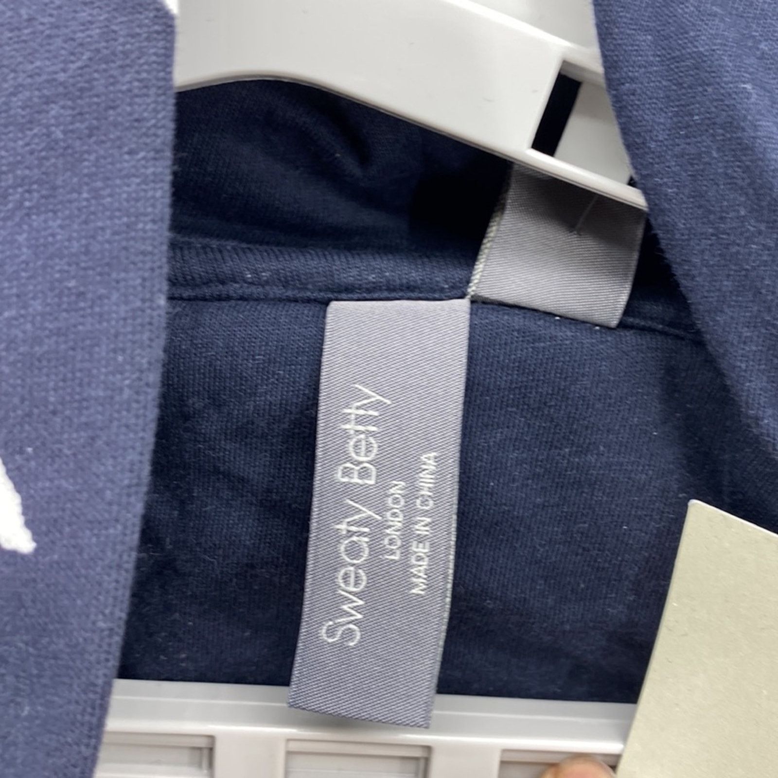 Sweaty Betty Sweaty Betty Revive Cropped Hoodie oversized boxy blue sz 10 Size L / US 10 / IT 46 - 8 Thumbnail
