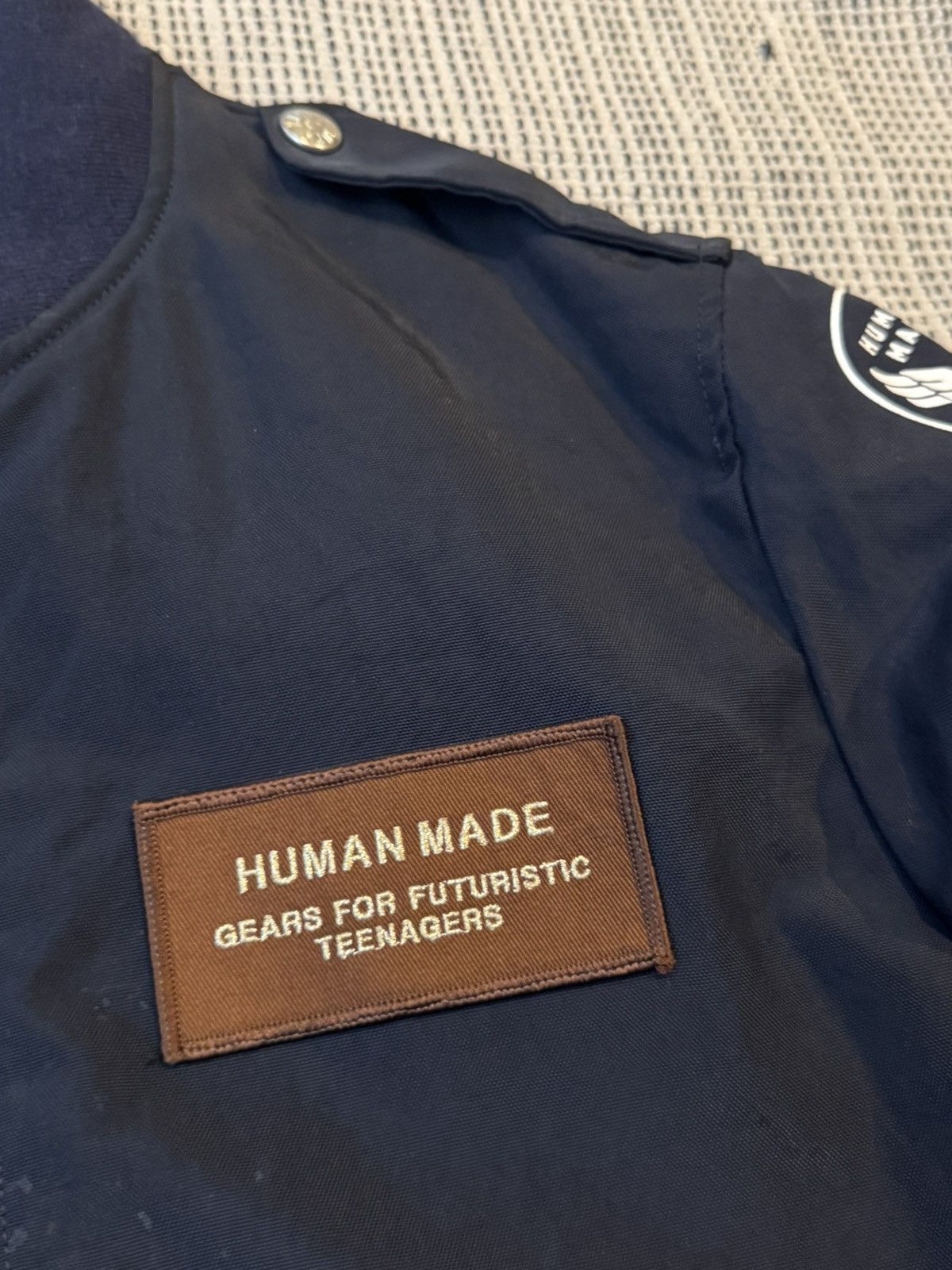 Human Made Human Made Navy Tiger Bomber Jacket Size US S / EU 44-46 / 1 - 3 Thumbnail