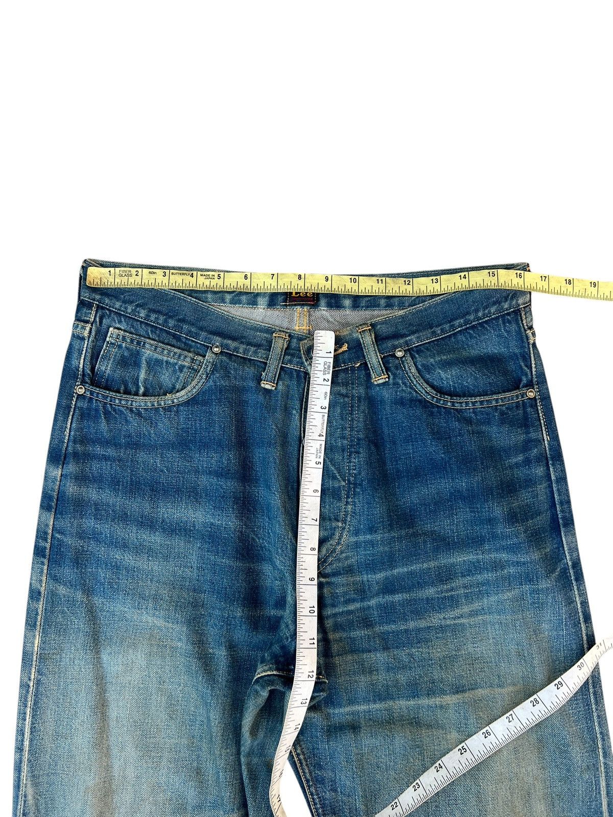 Lee Dirty Mud Stains Denim 90s Lee WW2 Model Selvedge Jeans Size US 32 / EU 48 - 4 Thumbnail