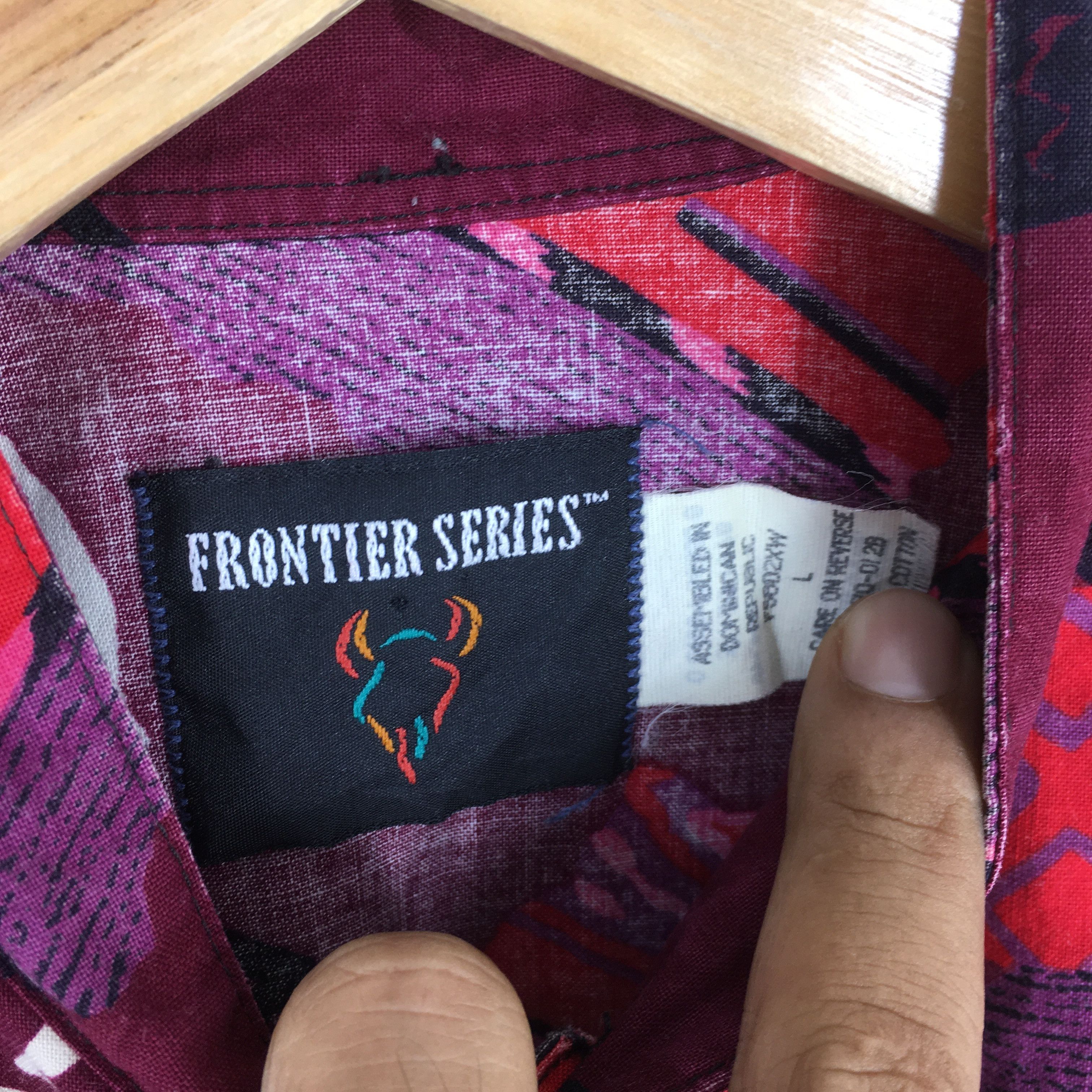 Vintage Vintage Frontier Series Abstract Brushpopper Red Shirt Large Size US L / EU 52-54 / 3 - 5 Thumbnail