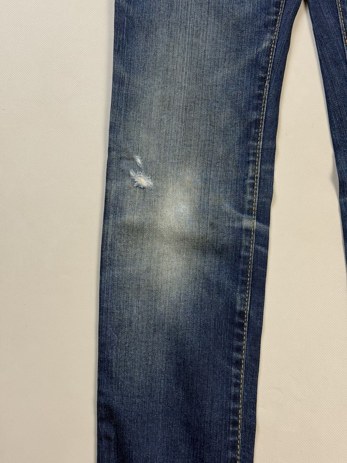 Dsquared2 Dsquared Distressed Denim Low Rise Skinny Biker Jeans Pants Size 25" / US 0 / IT 36 - 10 Thumbnail
