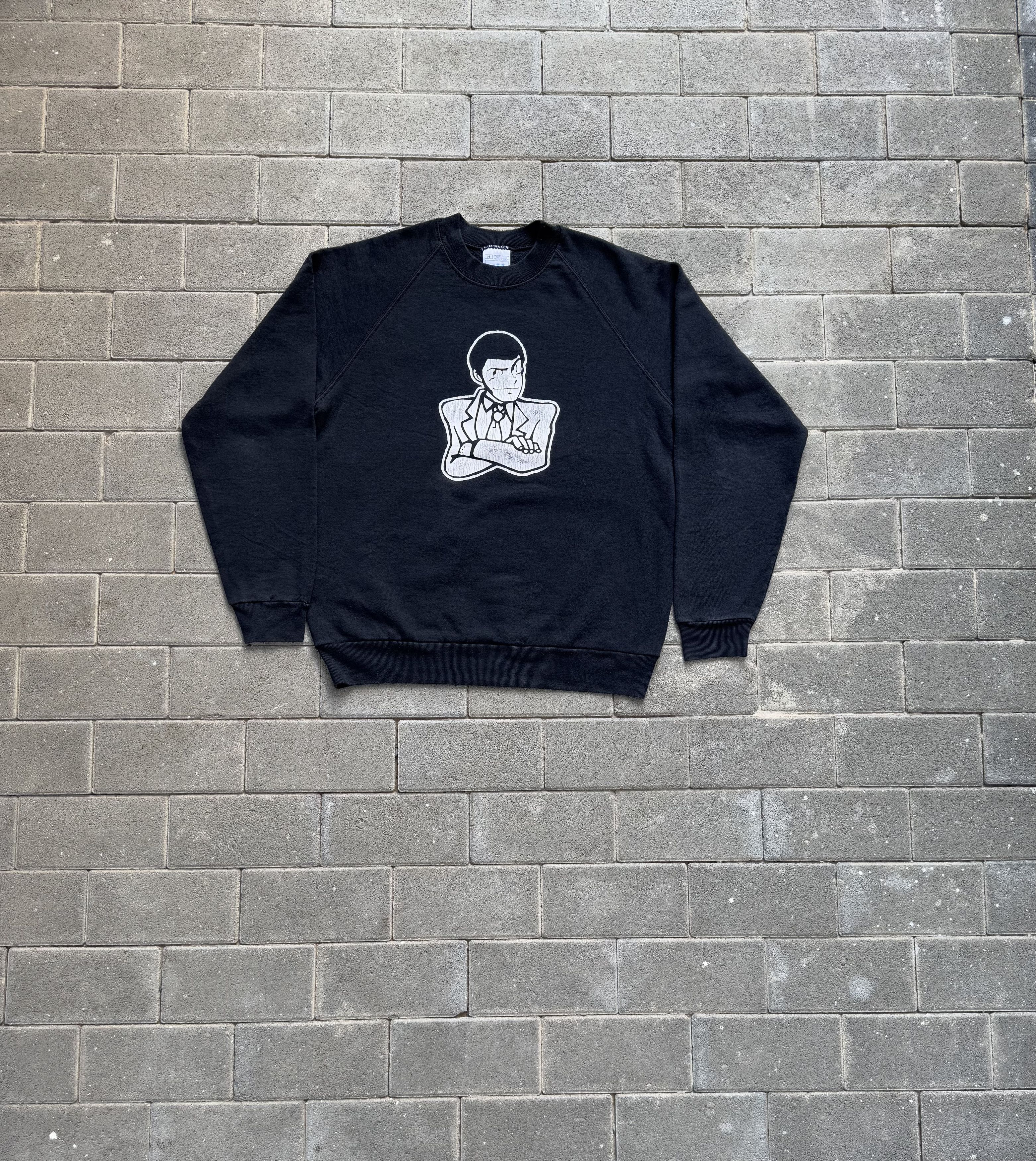 Vintage Sweatshirt Lupin The Third Character Print Vintage 90s Size US M / EU 48-50 / 2 - 1 Thumbnail
