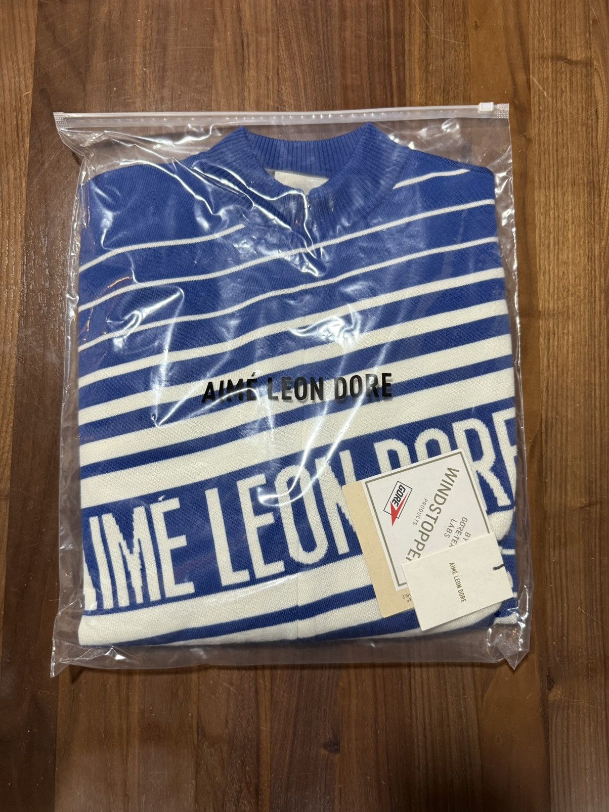 Aime Leon Dore Aime Leon Dore ALD Aimé Leon Dore WINDSTOPPER Striped Knit Size US XL / EU 56 / 4 - 4 Thumbnail