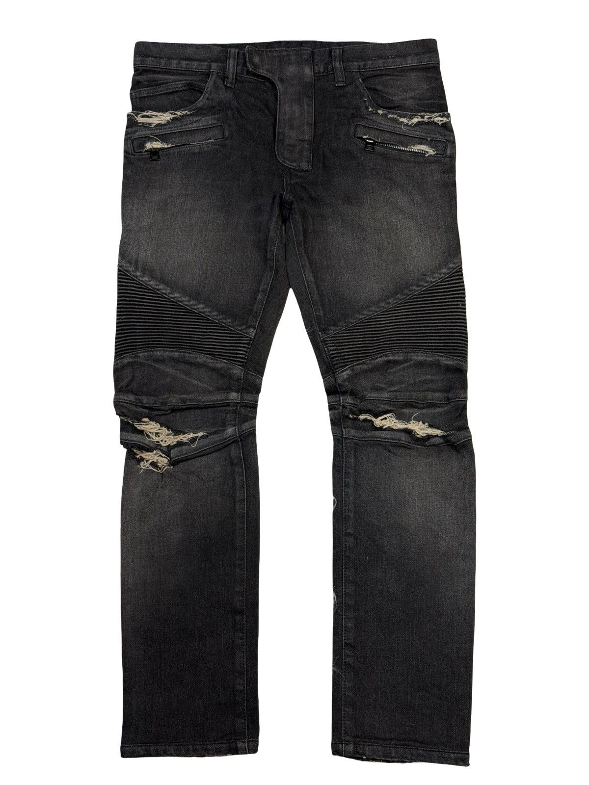 Balmain Balmain Paris biker’s jeans Size US 30 / EU 46 - 1 Thumbnail