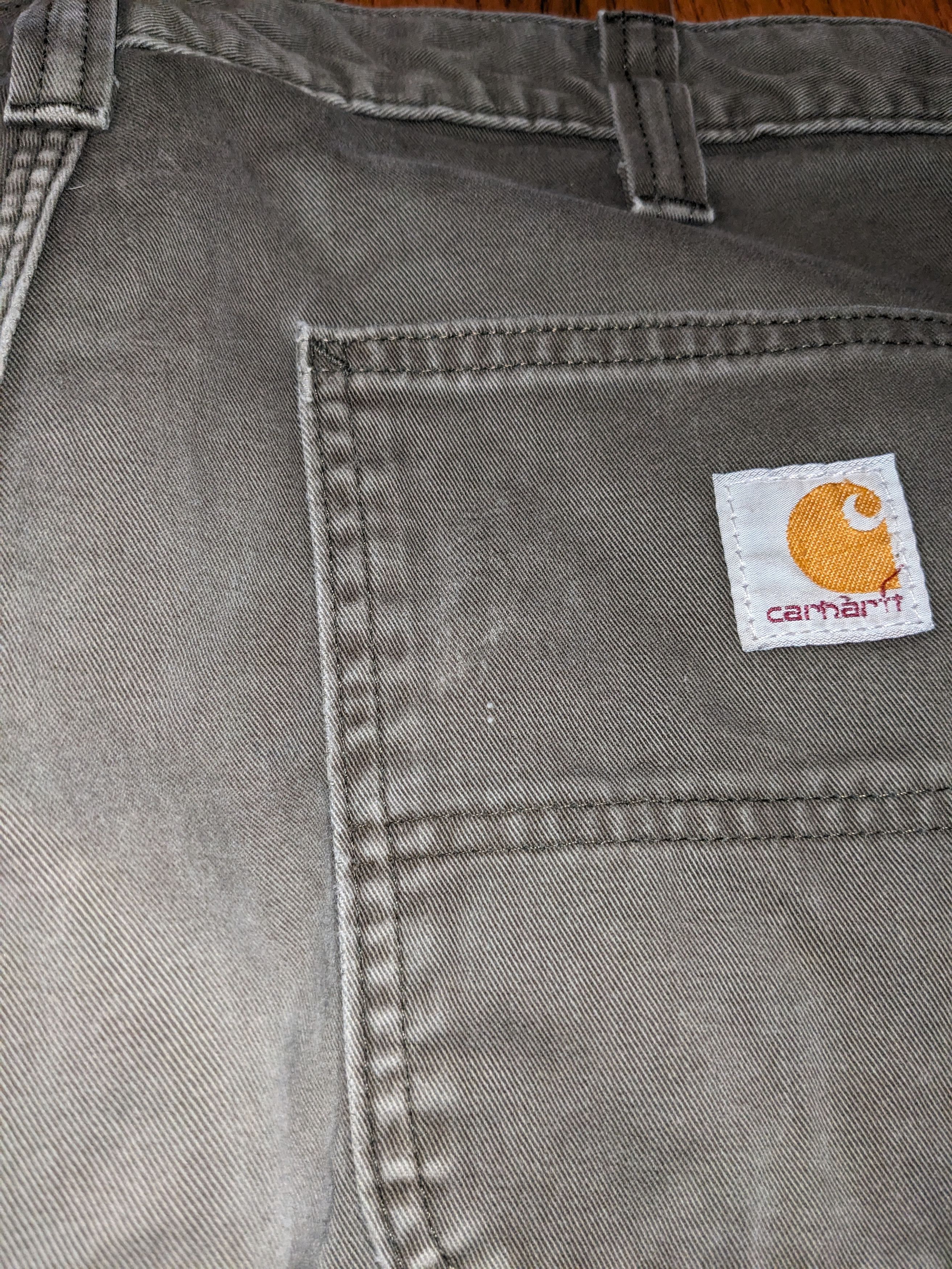 Carhartt × Vintage Vintage Carhartt B324 DFE 34 x 34 Relaxed Fit Green Pants Size US 34 / EU 50 - 4 Thumbnail
