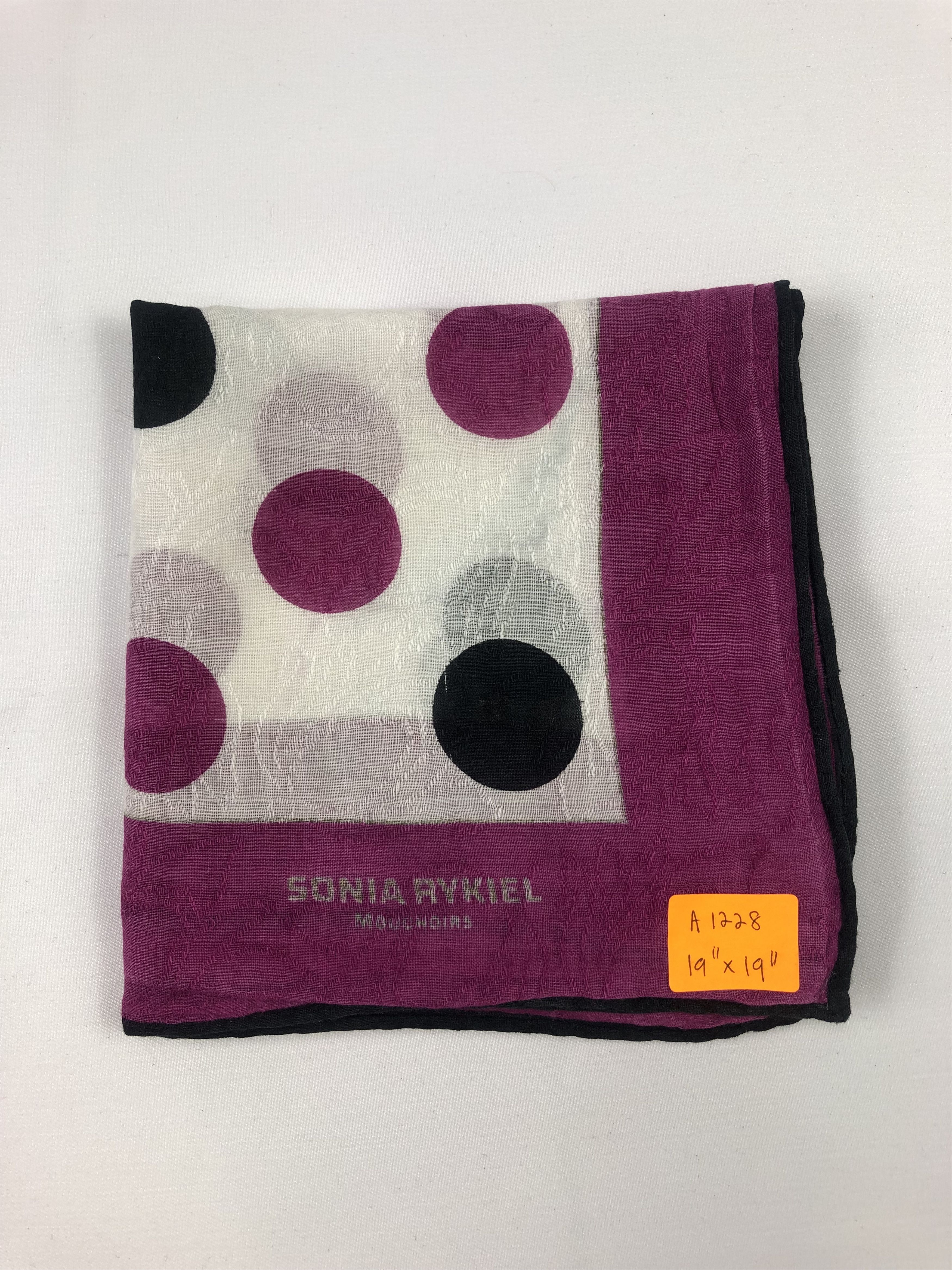Sonia Rykiel × Vintage Sonia Rykiel Mouchoirs Handkerchief / Bandana / Neckerchief Size ONE SIZE - 9 Thumbnail