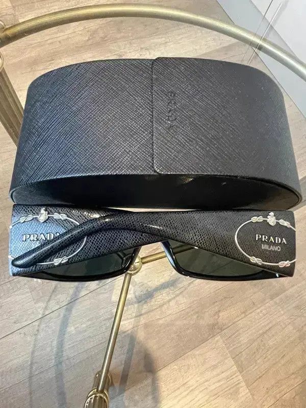 Prada PRADA Sunglasses Wrap Shield Mask Symbole Sport Red Tab Size ONE SIZE - 3 Thumbnail