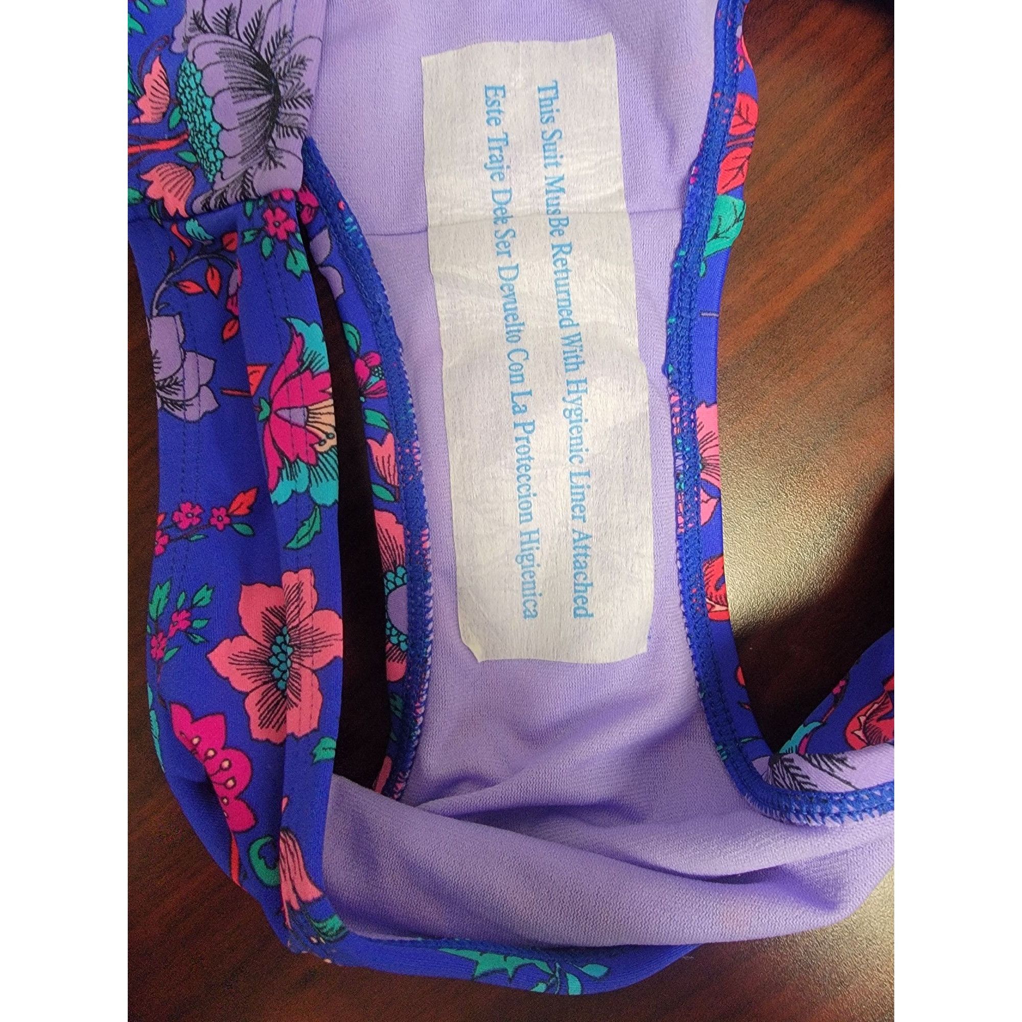 Other Xhilaration Floral Print Cheeky Bikini Bottoms M Purple Mult Size ONE SIZE - 3 Thumbnail