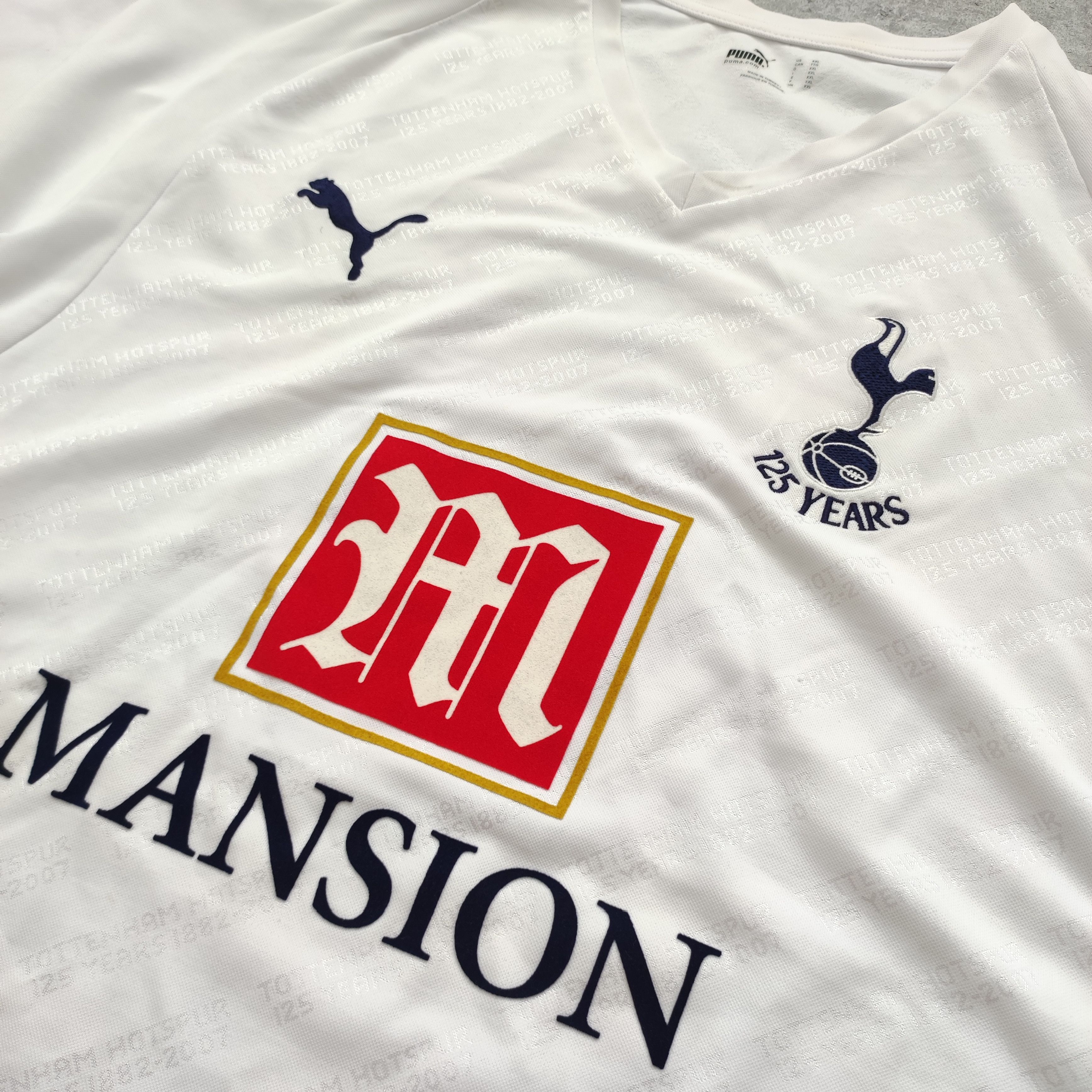 Vintage Vintage RARE 2007 Tottenham London 125yrs Home Puma Jersey Size US XXL / EU 58 / 5 - 5 Thumbnail