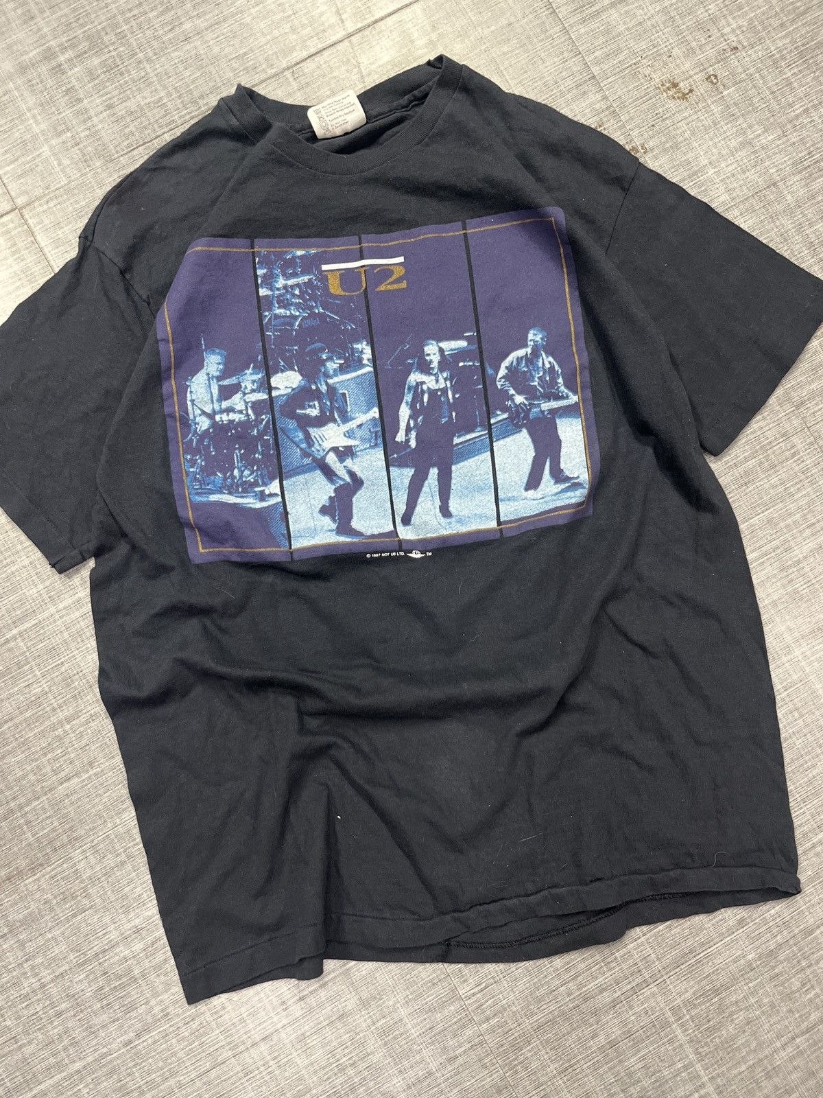 Band Tees × Brockum × Vintage VTG 1987 U2 Tour Tee Size US L / EU 52-54 / 3 - 1 Thumbnail