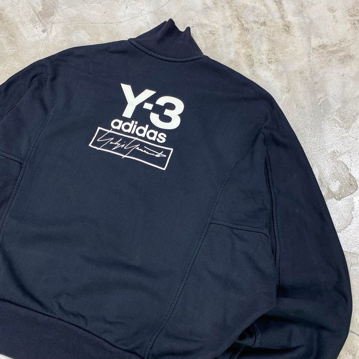 Y-3 FW2019 Half-Zip Logo Sweatshirt Size US M / EU 48-50 / 2 - 2 Thumbnail