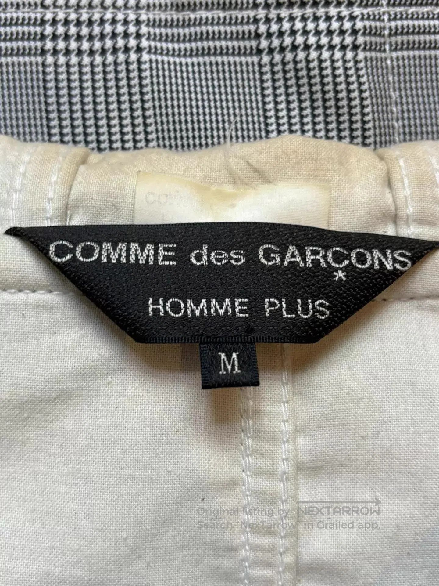 Comme des Garcons Hooded Checkered Toggle. Size US M / EU 48-50 / 2 - 8 Thumbnail