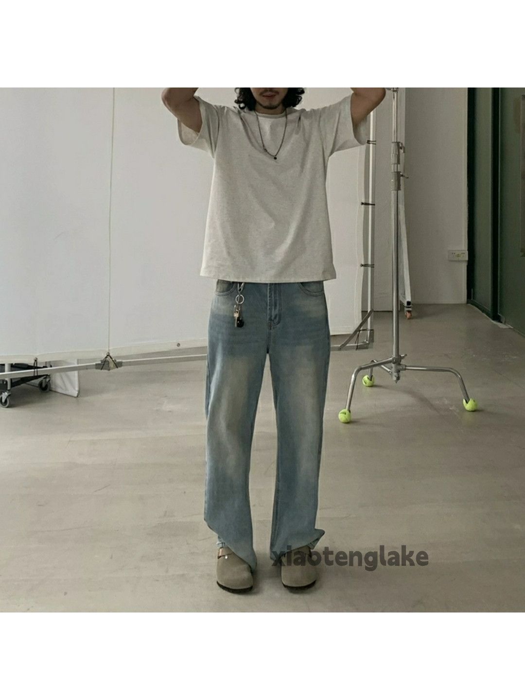 Jean × Vintage washed faded y2k skate hiphop yuppie loose jeans Size US 32 / EU 48 - 7 Thumbnail
