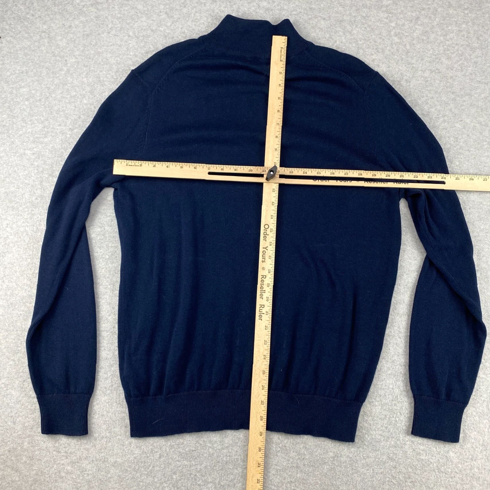 Vintage Telluride Clothing Company Sweater Mens Large L Navy 1/4 Zip Knit Long Sleeve Blue Cotton Knit Pullover Shirt Mens L Knit Logo Modern 90s? Size US L / EU 52-54 / 3 - 5 Thumbnail