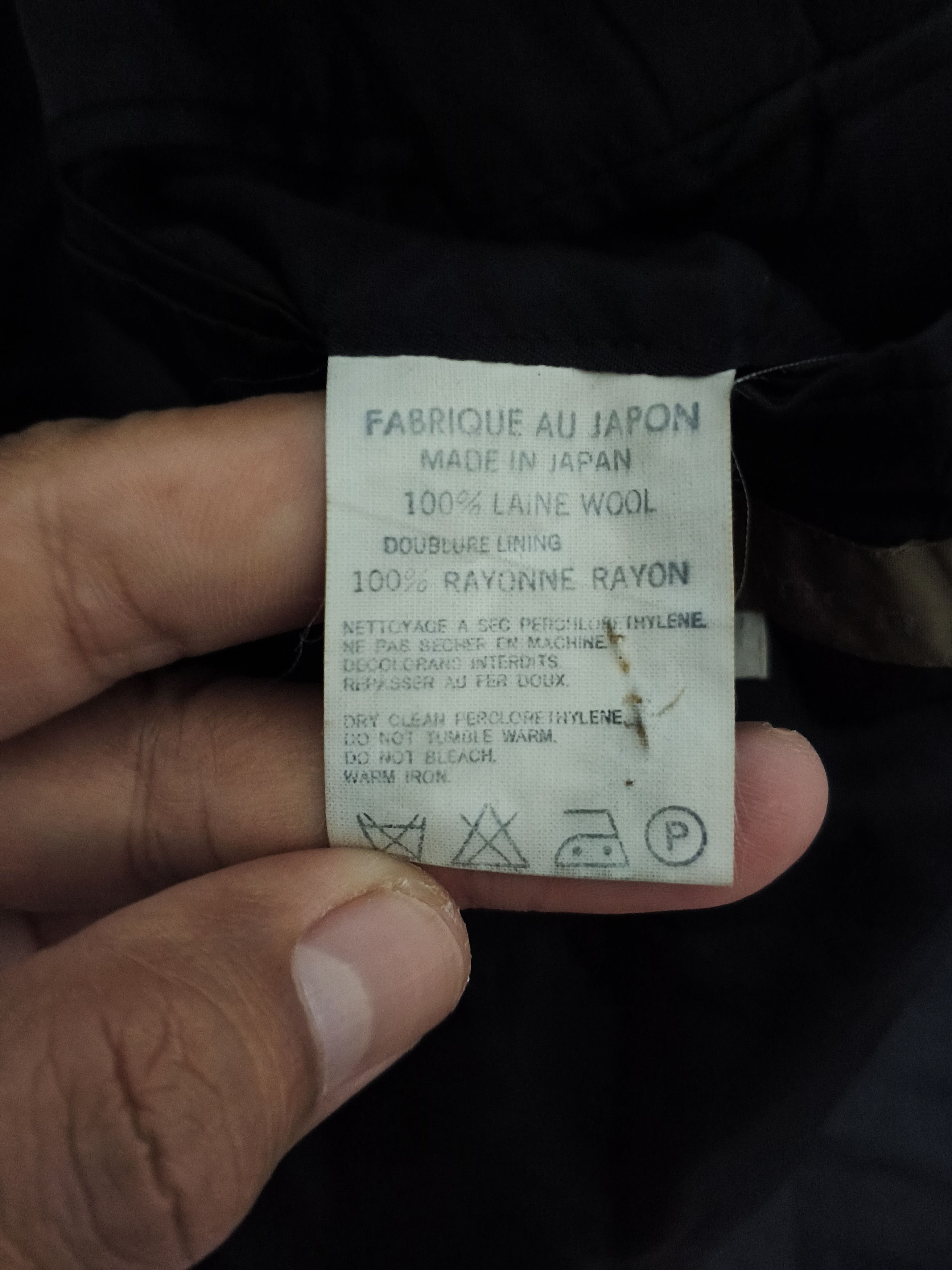 Yohji Yamamoto 🔥Vintage 90s Y's For men Oversized 3 Button Wool Blazer Size 48R - 12 Thumbnail
