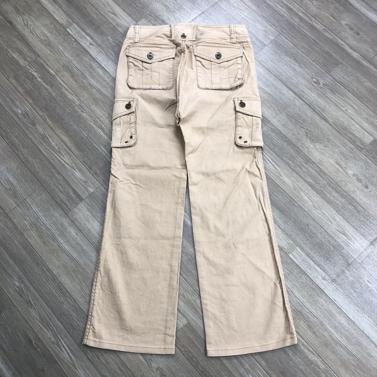 Burberry × Burberry Prorsum × Vintage 1990s Burberry London Blue Label Fatigue Cargo Pants Size US 28 / EU 44 - 13 Thumbnail