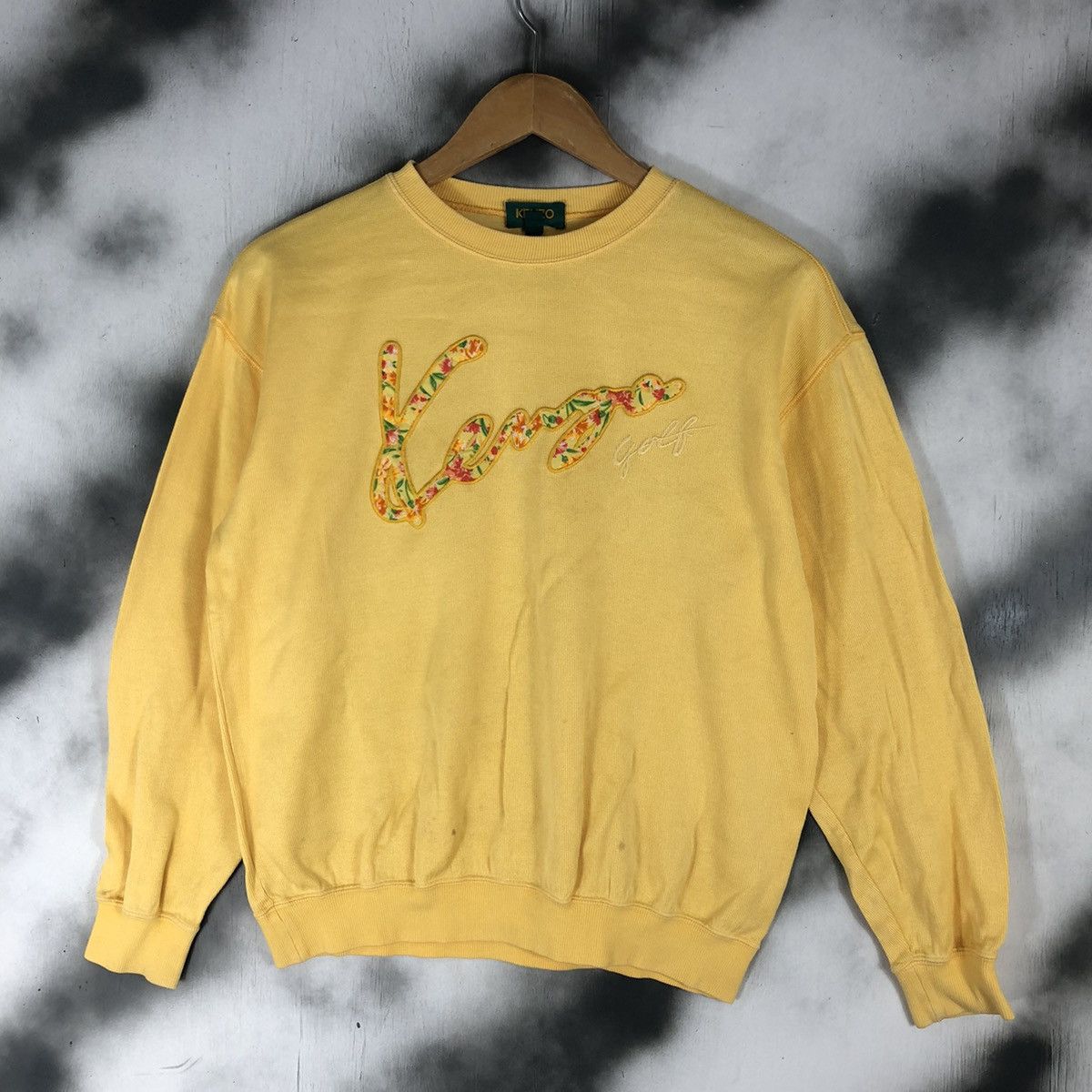 Designer × Kenzo KENZO GOLF EMBROIDERY BIG LOGO SWEATER Size US M / EU 48-50 / 2 - 1 Thumbnail