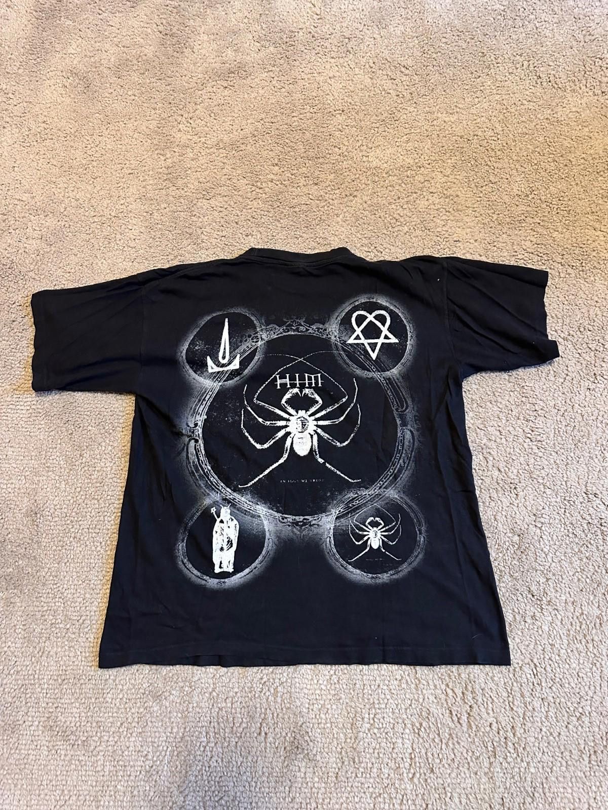 Other 2001 HIM Deep Shadows and Brilliant Highlights Band T-Shirt Size US XL / EU 56 / 4 - 6 Thumbnail