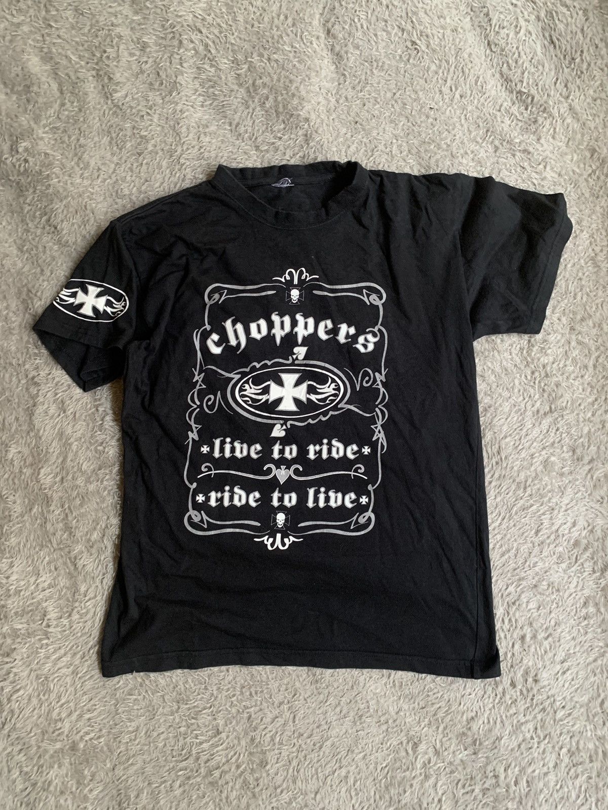 Other Vintage 00s West Coast Choppers Live to Ride Tee Size US M / EU 48-50 / 2 - 2 Thumbnail