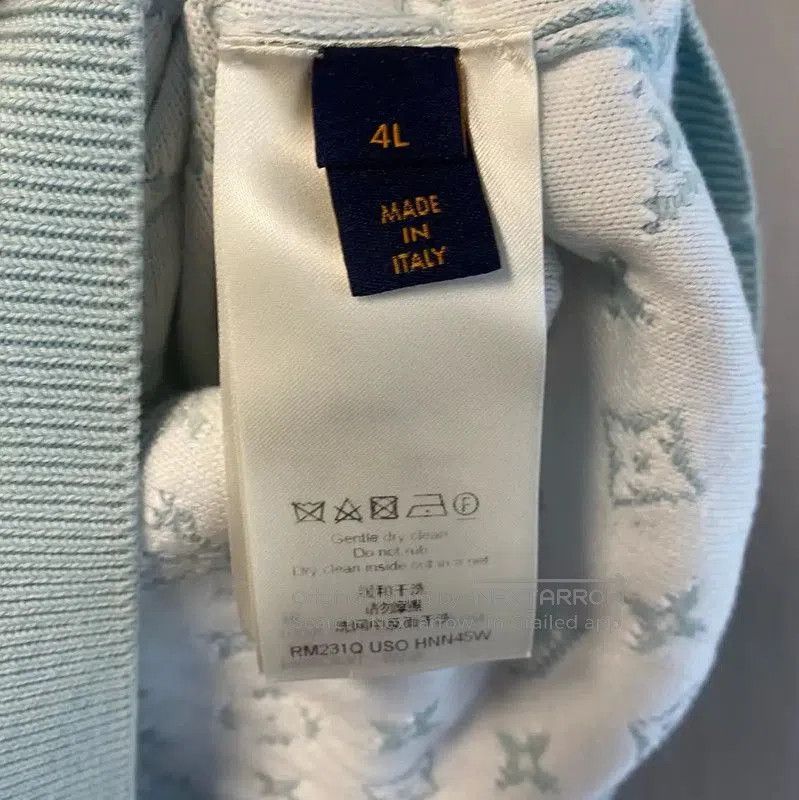 Louis Vuitton Louis Vuitton Light Blue Sweatshirt for Men . Size US XXL / EU 58 / 5 - 4 Thumbnail