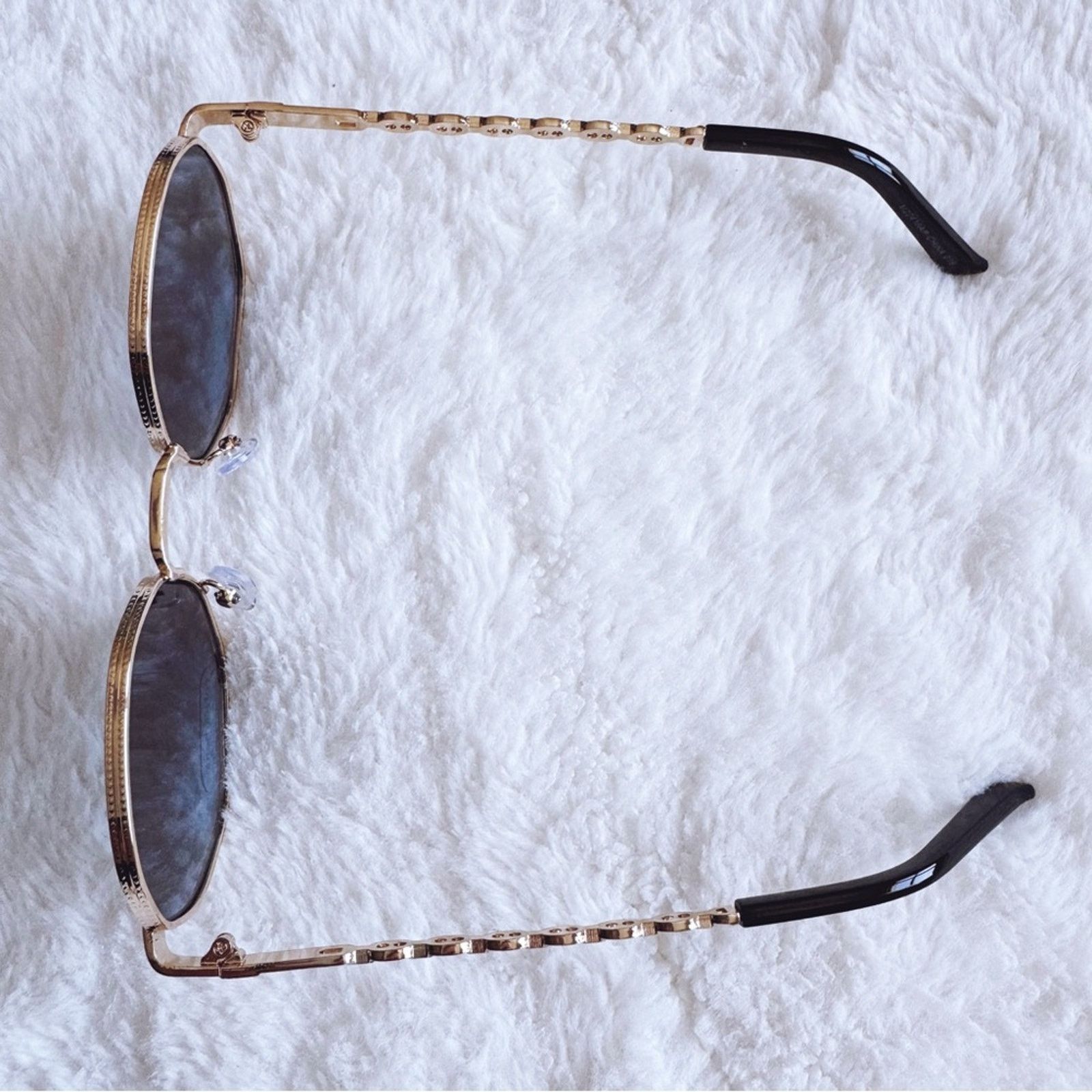 Other Phoebe Dark Blue Geometric Sunglasses Size ONE SIZE - 8 Thumbnail