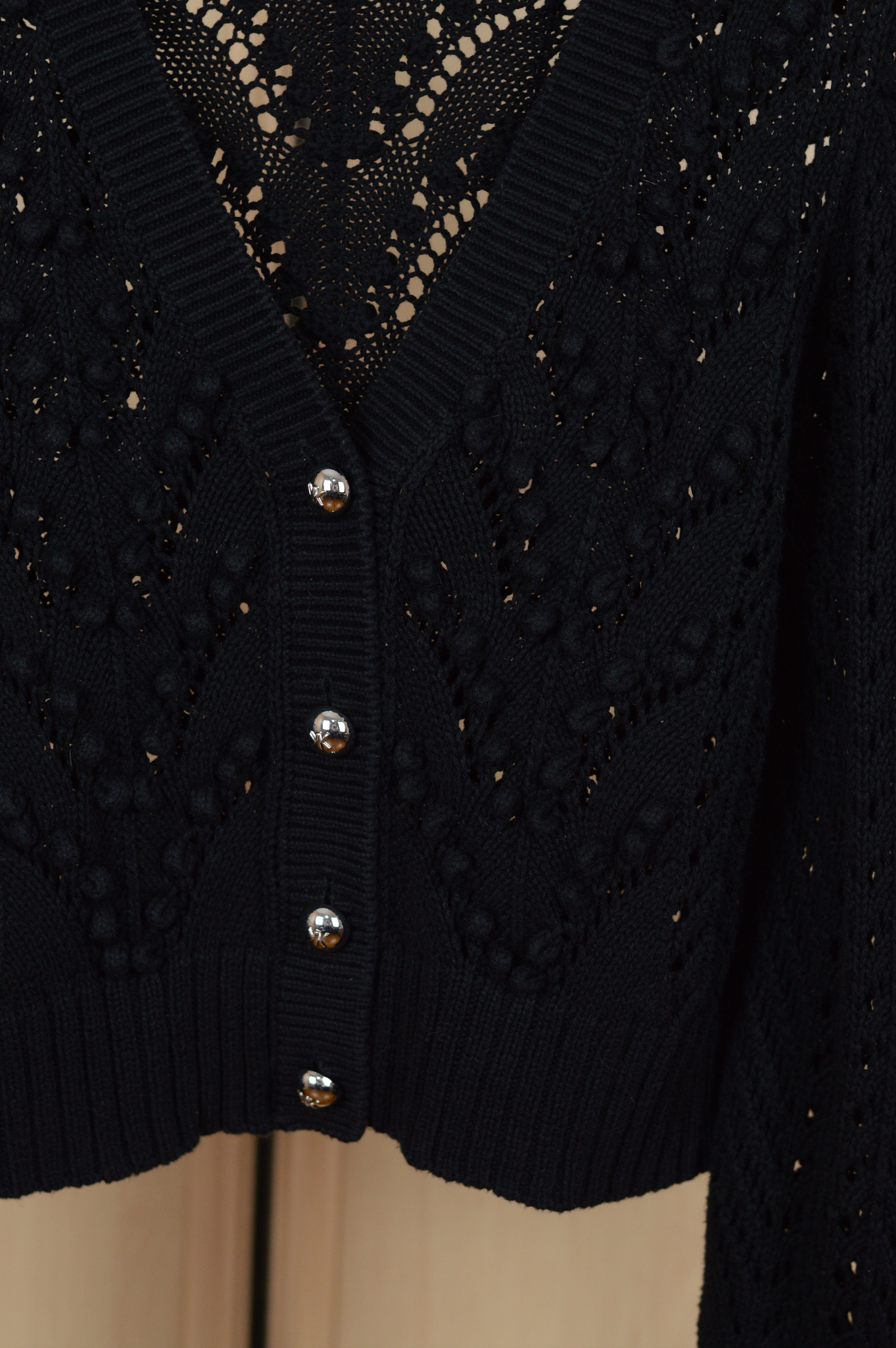 The Kooples The Kooples Cable Knit Lace Cardigan Size M / US 6-8 / IT 42-44 - 4 Thumbnail