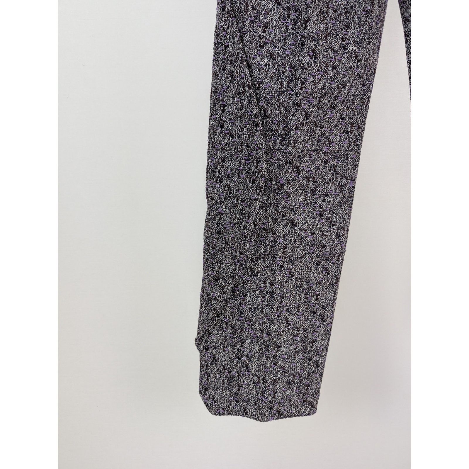 Bottega Veneta o1rshd1 Multicol Wool Viscose Trousers Pants Lilac/Bordeaux Size US 30 / EU 46 - 10 Thumbnail