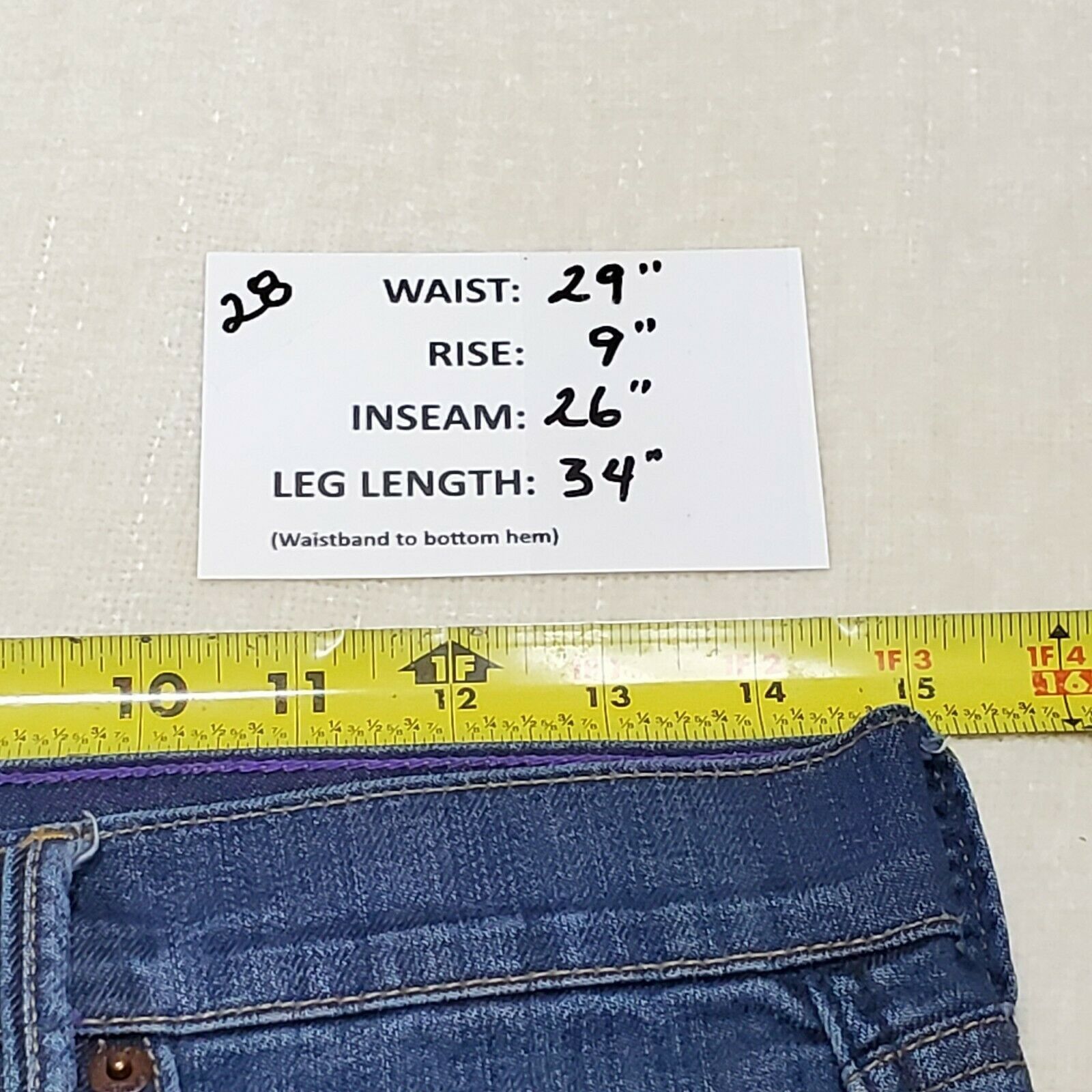Lucky Brand Lucky Brand Sweet N Crop Denim Jeans Womens Size 6/28 Blue Size 29" - 9 Thumbnail