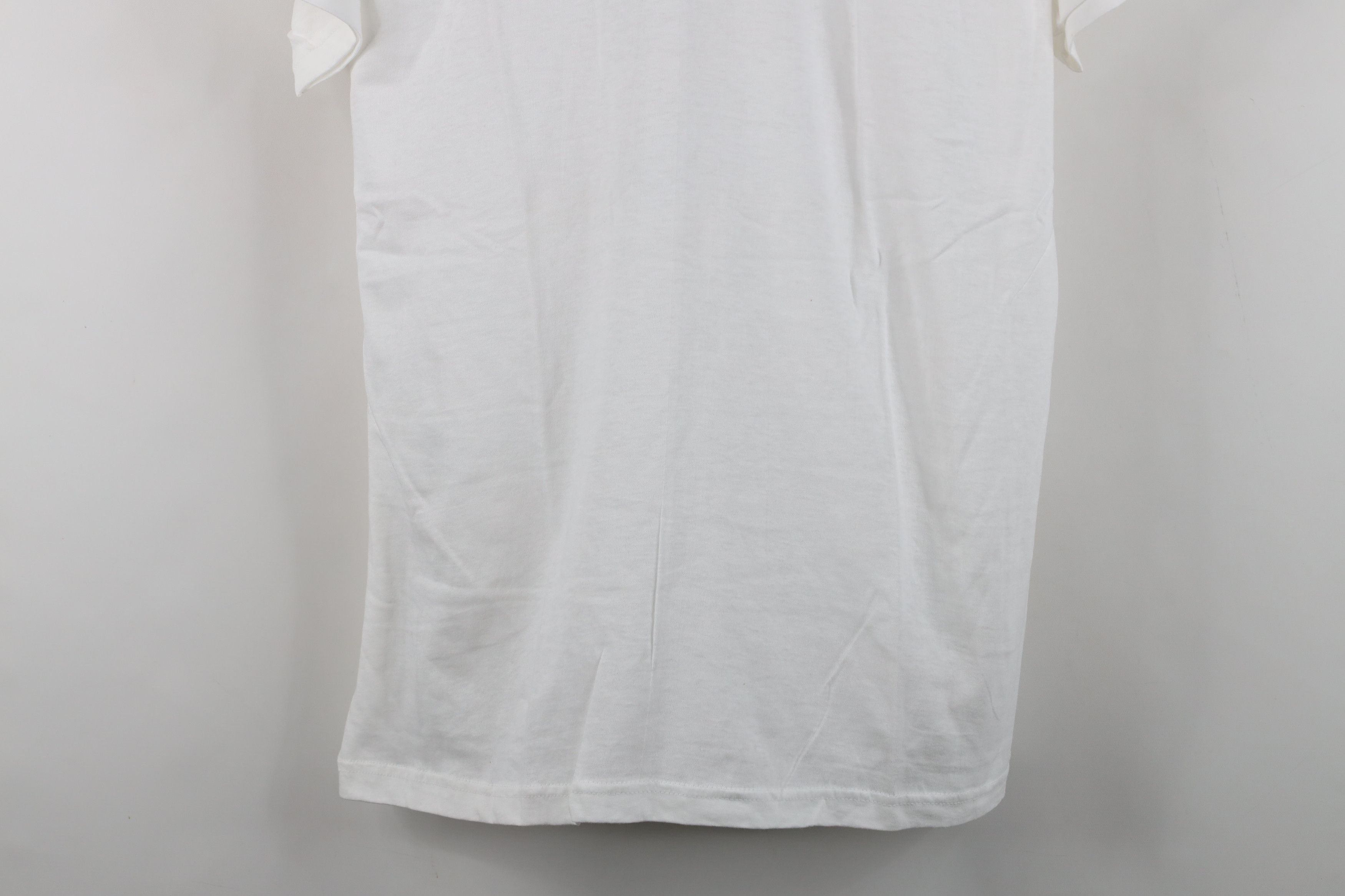Vintage Vintage 90s Streetwear Cotton Short Sleeve T-Shirt White Size US L / EU 52-54 / 3 - 3 Thumbnail