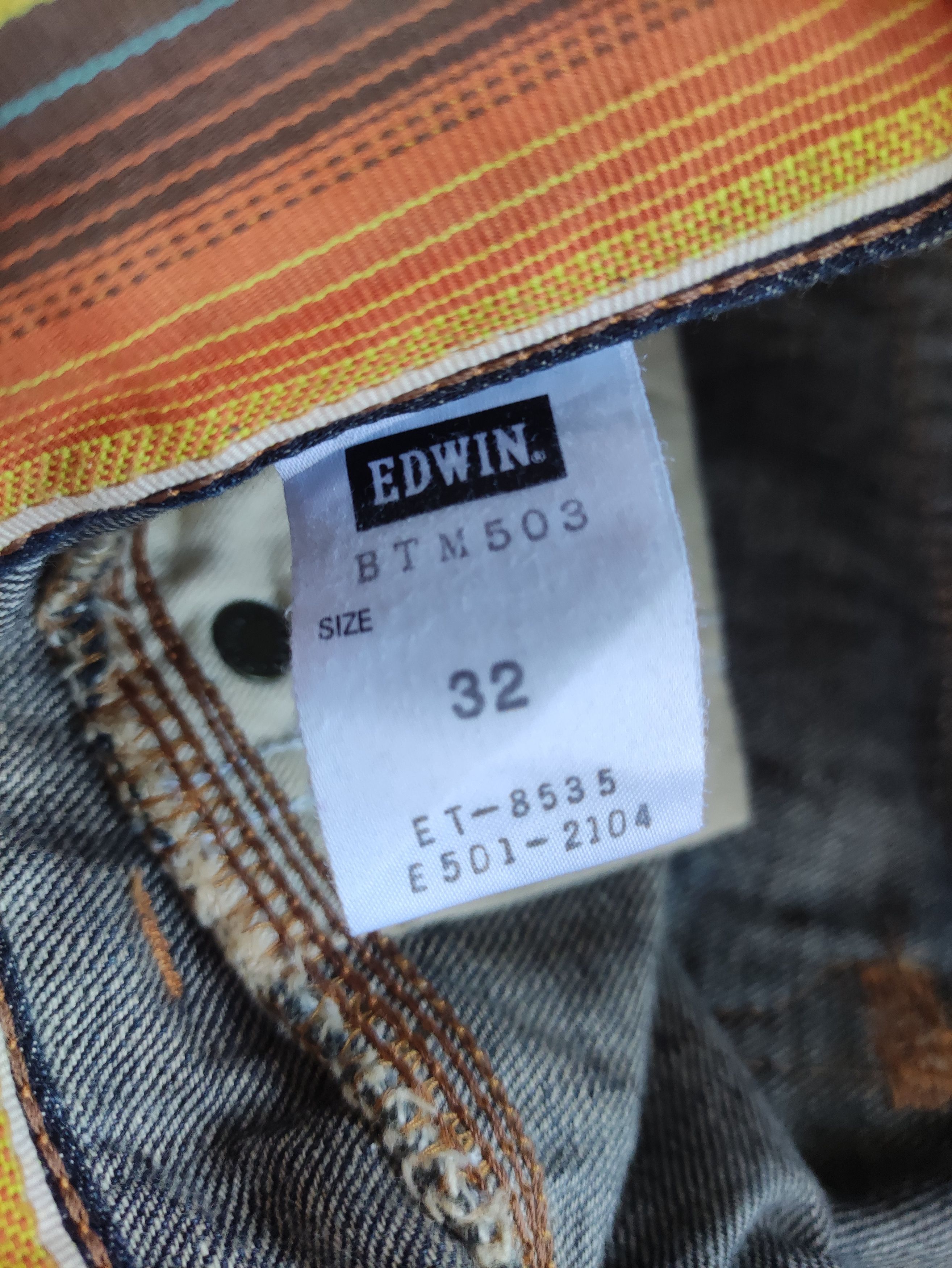 Edwin Vintage Edwin Jean Distressed Faded Denim Size US 34 / EU 50 - 7 Thumbnail