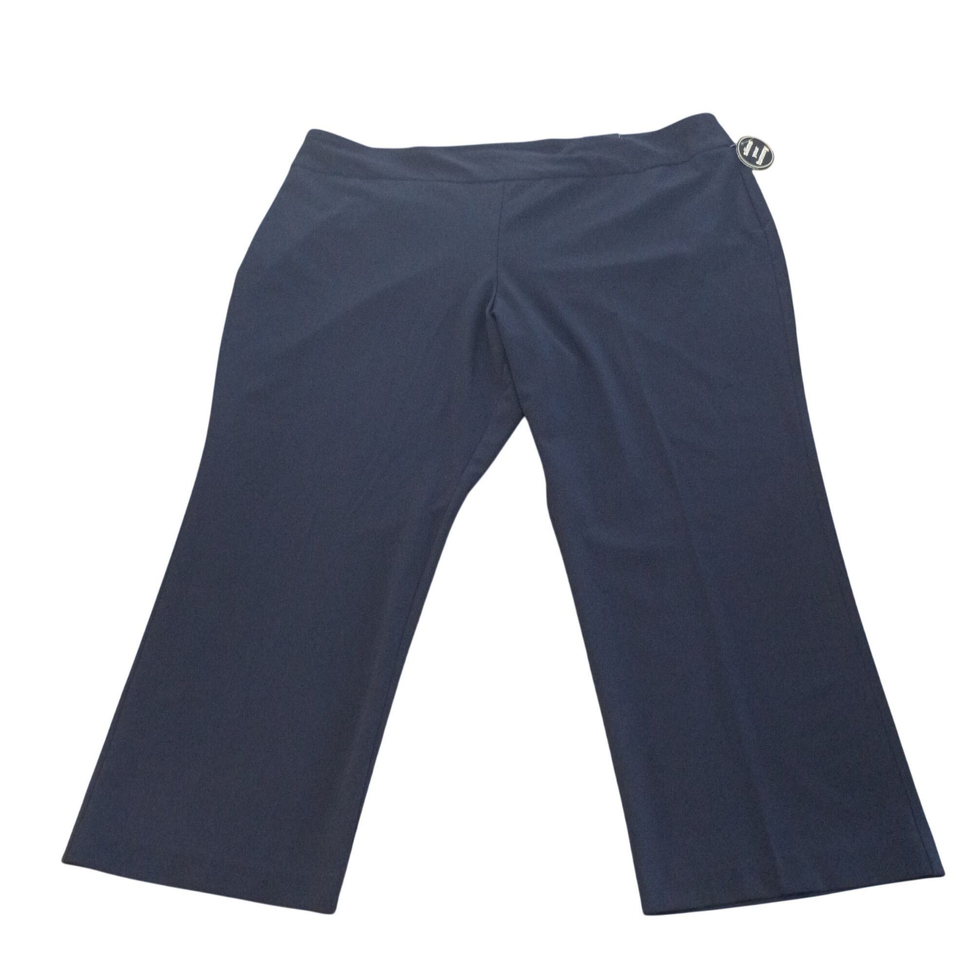 Avenue Avenue Womens Tummy Control Pull-On Pants Size 24 Petite Nav Size 24" / US 00 / IT 34 - 1 Thumbnail