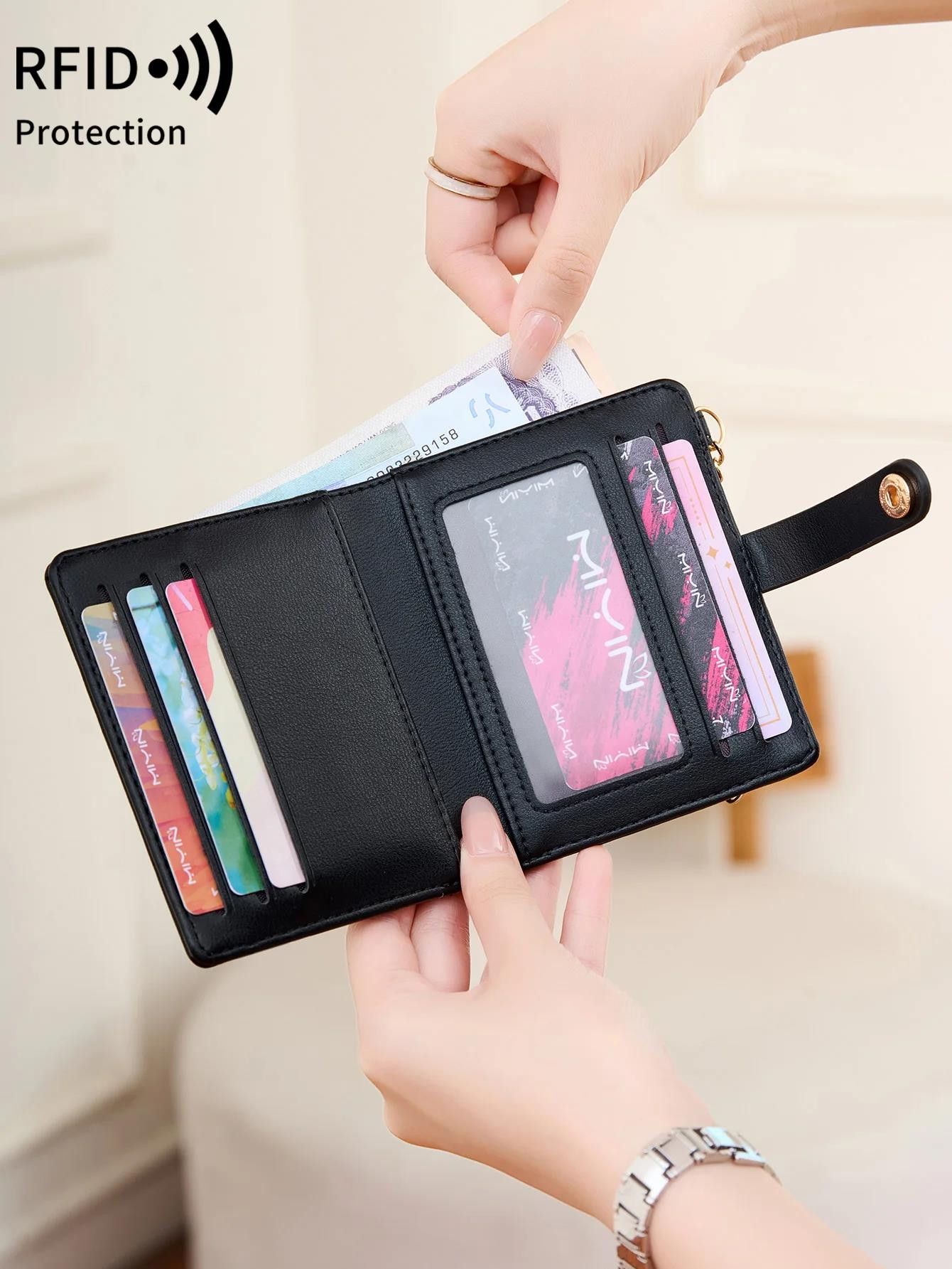 Other Minimalist RFID Womens Wallet Card Holder Purse Size ONE SIZE - 2 Thumbnail
