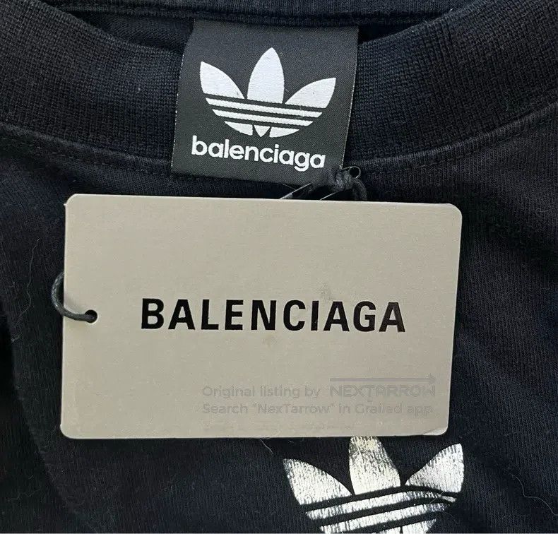 Balenciaga Balenciaga Logo Letter Printed Round Neck Short Sleeve T-S Size US XL / EU 56 / 4 - 5 Thumbnail