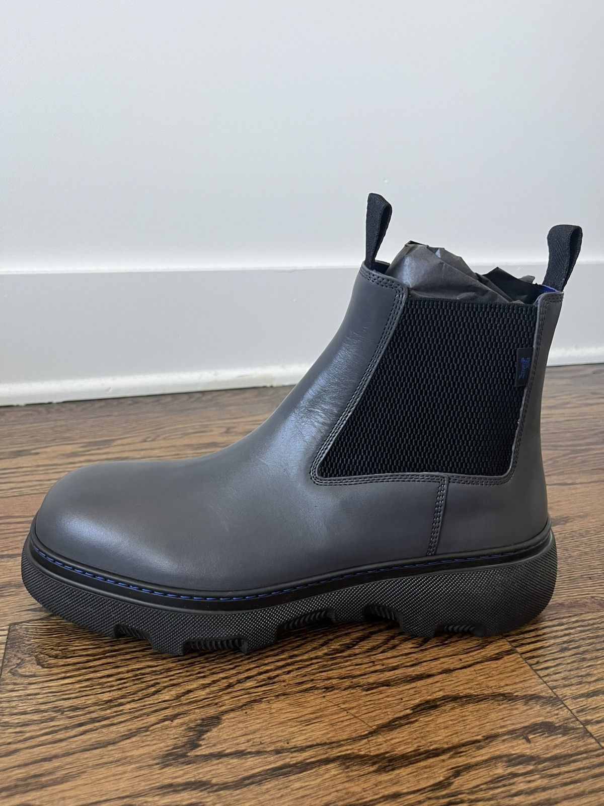 Burberry Burberry Leather Creeper Low Chelsea Boots Size US 10 / EU 43 - 11 Thumbnail