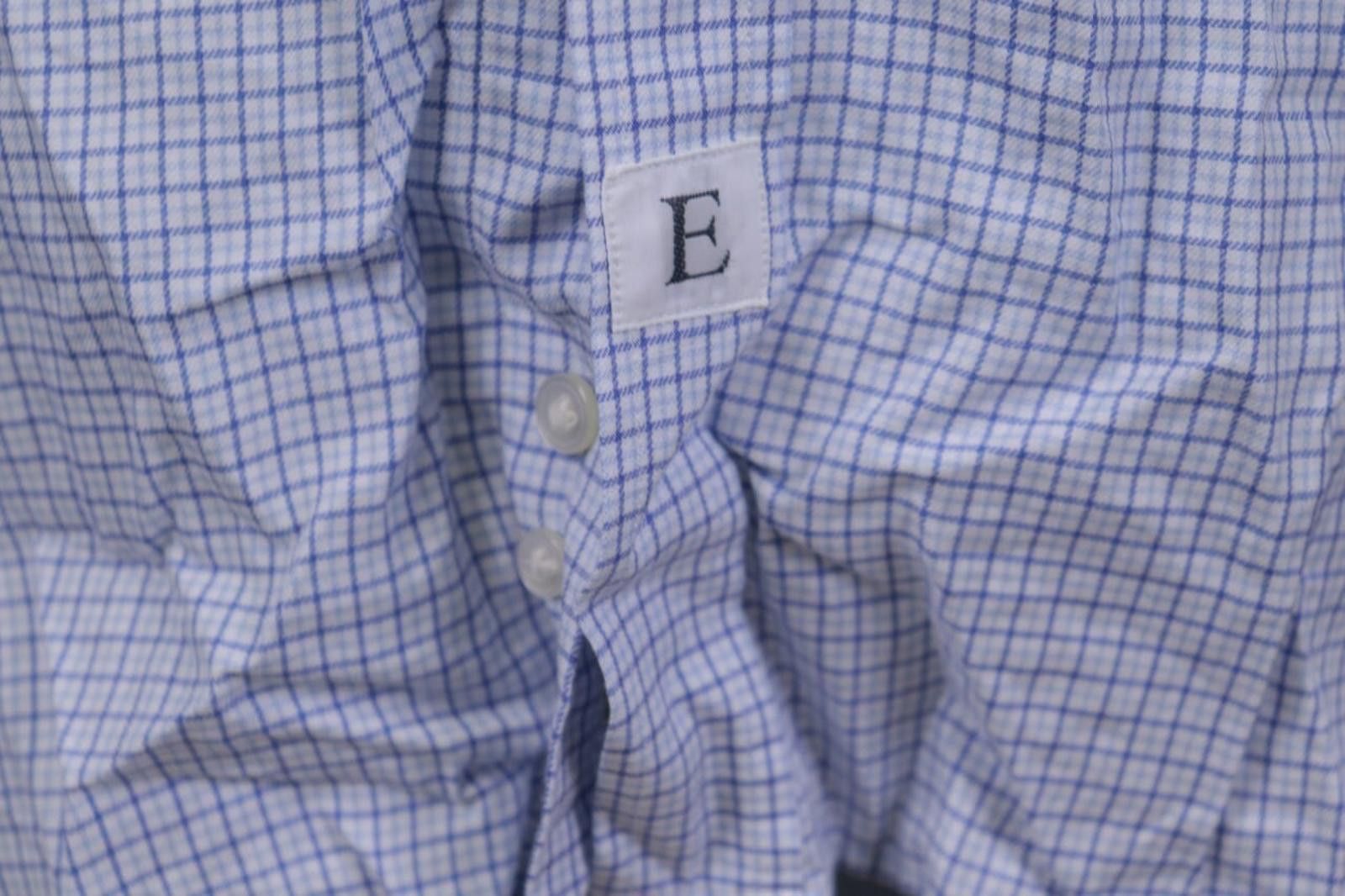 Emmett Emmett London Slim Fit Blue Check Printed Shirt Size M Size US M / EU 48-50 / 2 - 3 Thumbnail