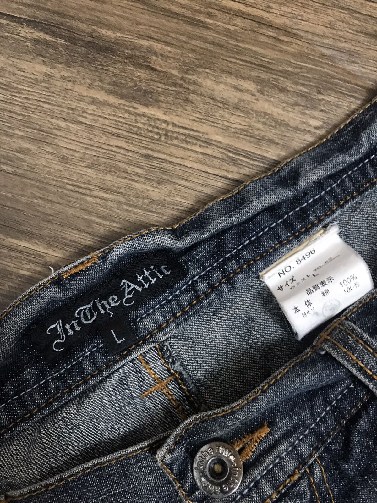 In The Attic 3/4 In The Attic Distressed jeans Punk Styles Size US 33 - 5 Thumbnail