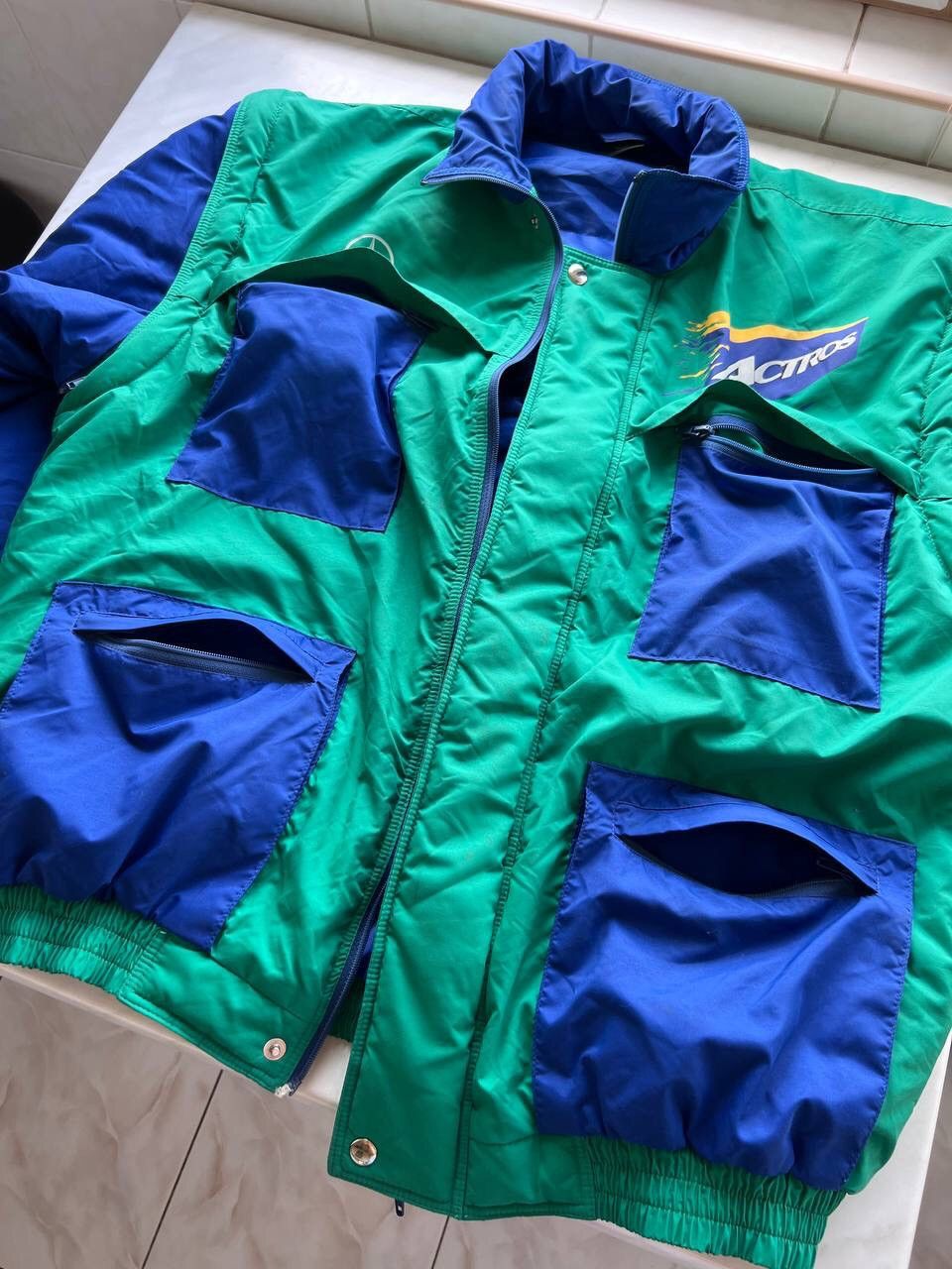 Mercedes-Benz Vintage Mercedes Benz Actros Trucks Racing Jacket Vest 90s Size US XL / EU 56 / 4 - 12 Thumbnail