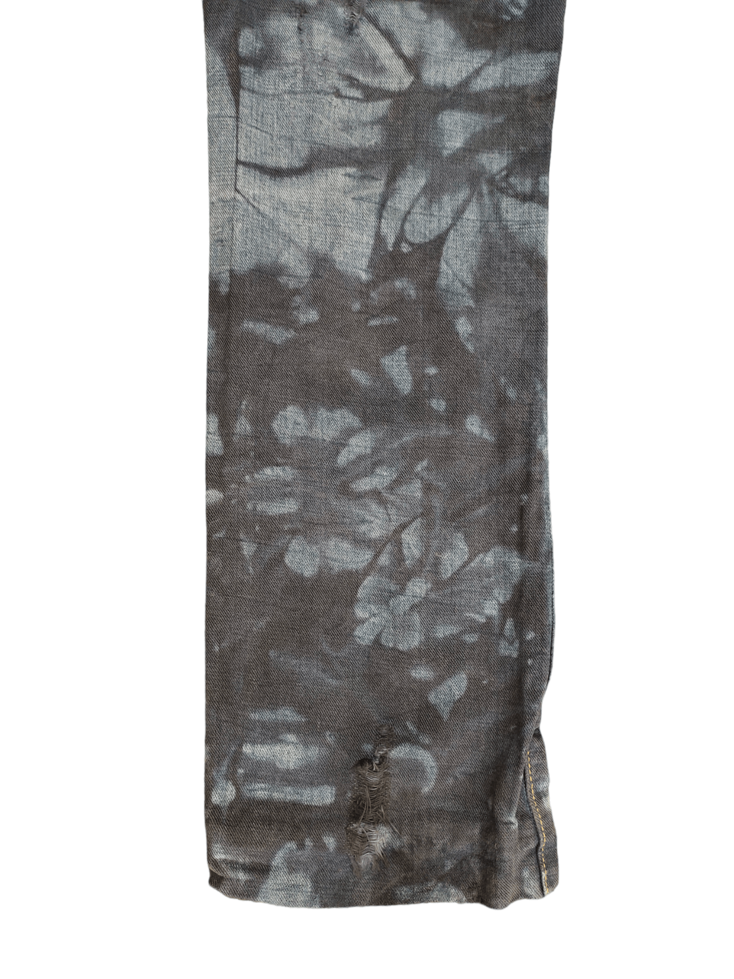 Japanese Brand PPFM Inspire Japanese Double Waist Distressed Dye Jeans 35 Size US 35 - 17 Thumbnail
