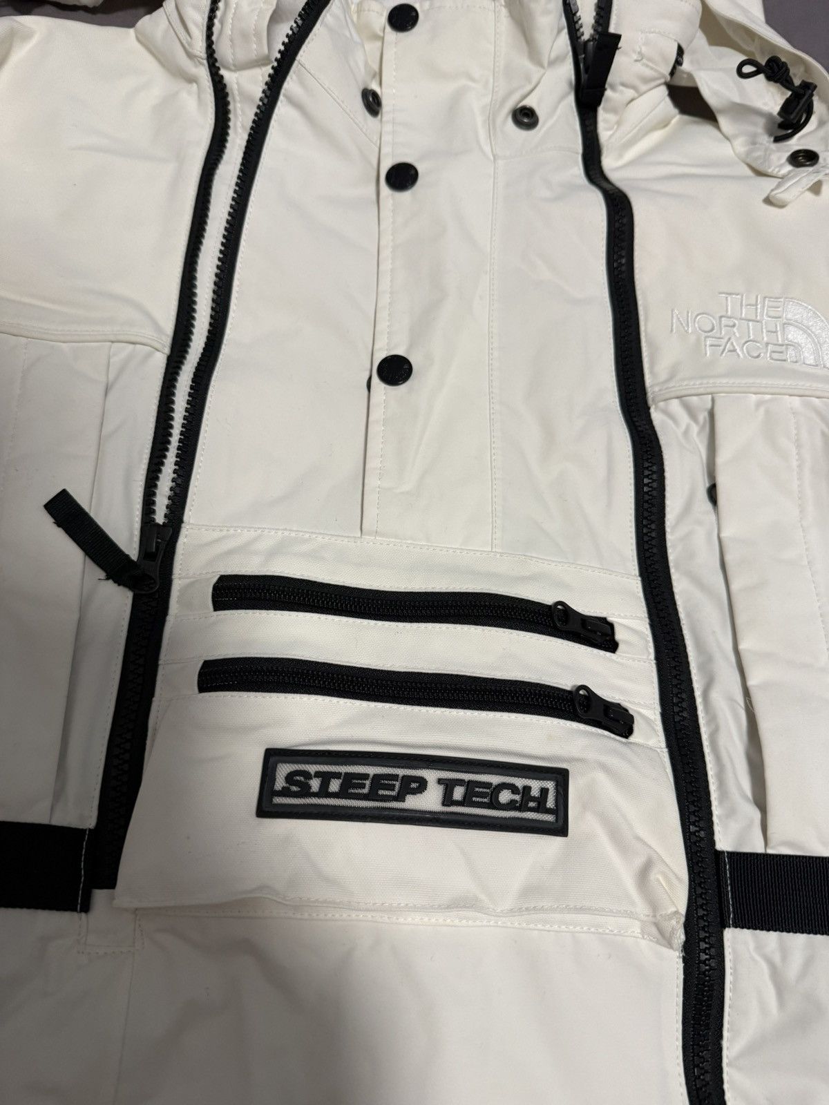 The North Face Supreme tnf steep tech white north face hooded jacket Size US M / EU 48-50 / 2 - 4 Thumbnail
