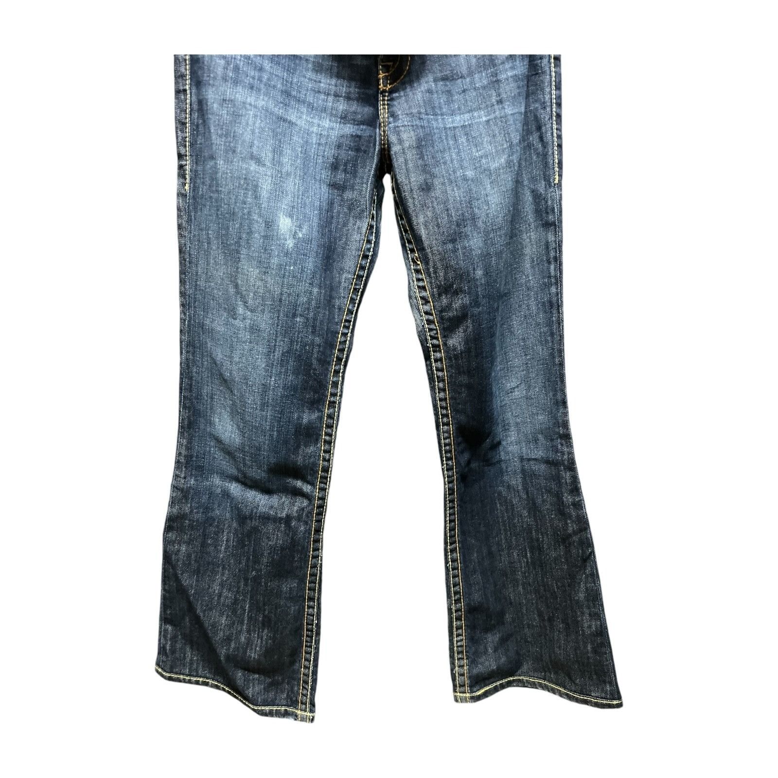 Other David Kahn Jeanswear Women's Lauren Dark Wash Distressed Den Size 24" / US 00 / IT 34 - 4 Thumbnail