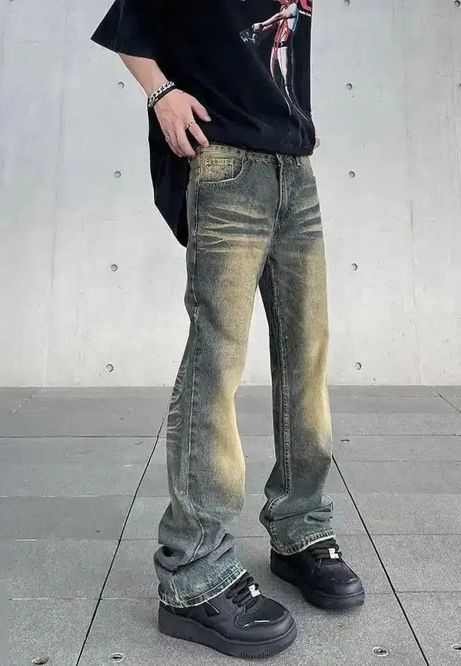 Japanese Brand Y2K Flared Baggy Jeans Men Size US 30 / EU 46 - 2 Thumbnail