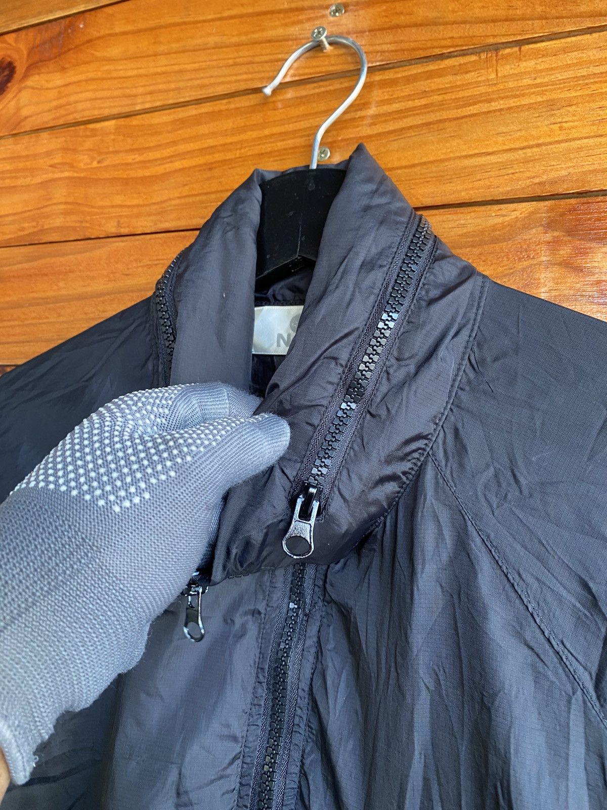Ne-Net Ne-net Black Cat Face Nylon Windbreaker Jacket – Japan Size US M / EU 48-50 / 2 - 7 Thumbnail