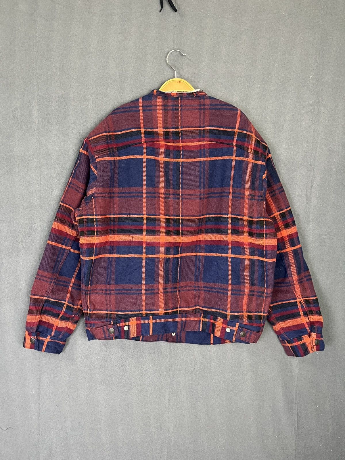 Levi's × Levi's Vintage Clothing Levis Plaid Sherpa Button Up Jacket Size US M / EU 48-50 / 2 - 2 Thumbnail