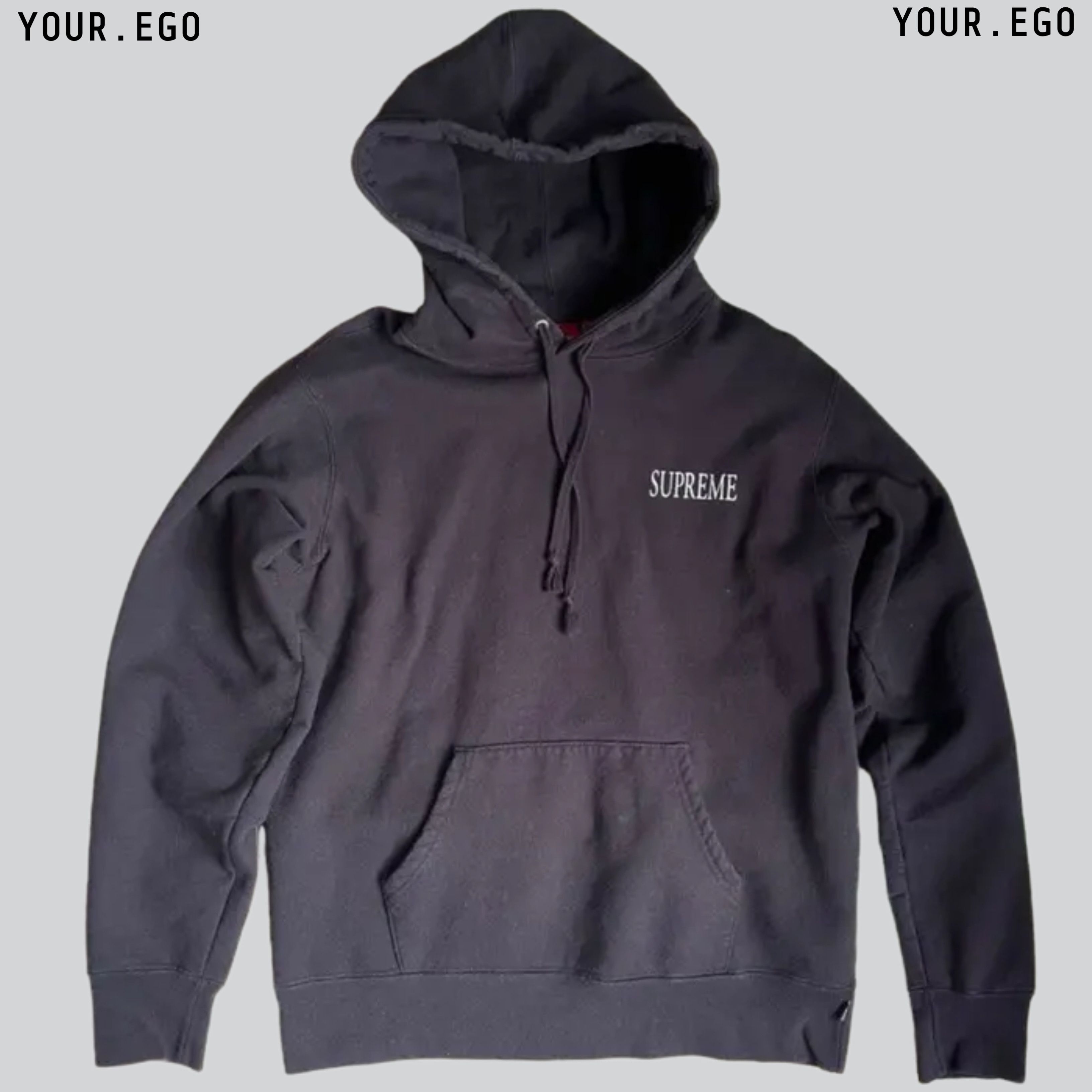 image of Supreme Decline Hooded Sweatshirt Fw17 in Black, Men's (Size Medium)