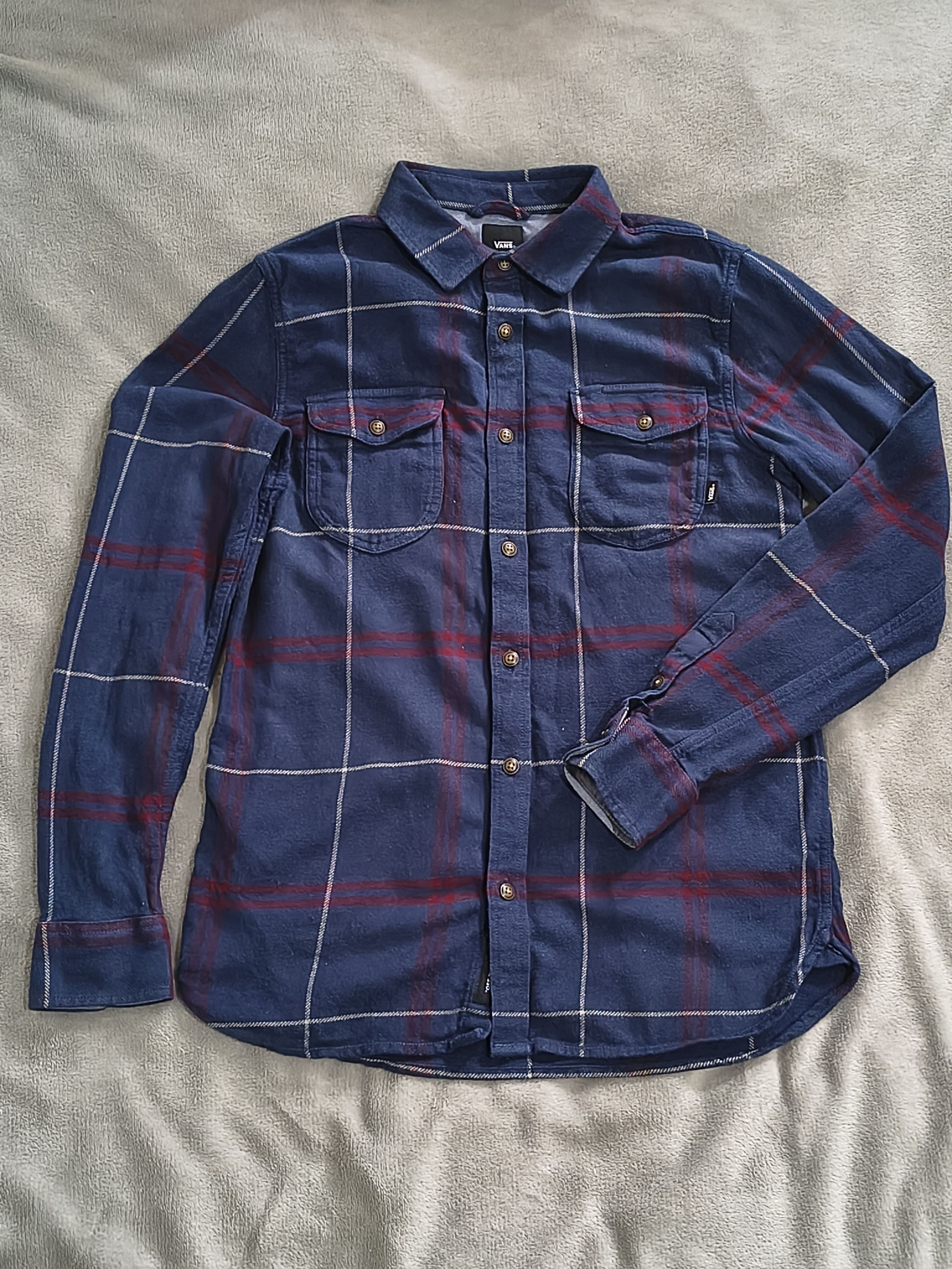 Vans VANS Mens Tailored Fit Flannel Size US S / EU 44-46 / 1 - 1 Thumbnail